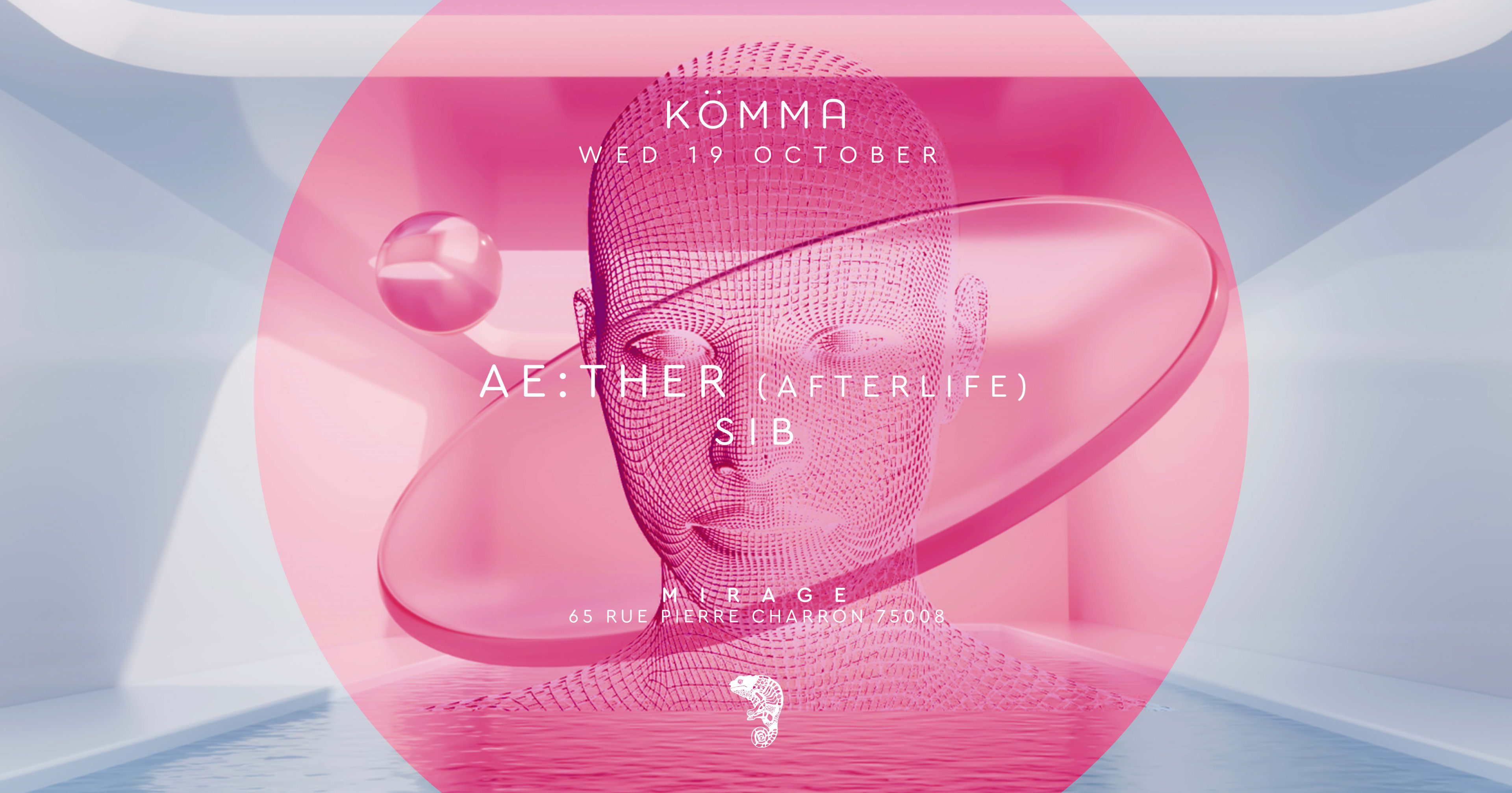 Kömma Paris + Ae:Ther (Afterlife) Cover
