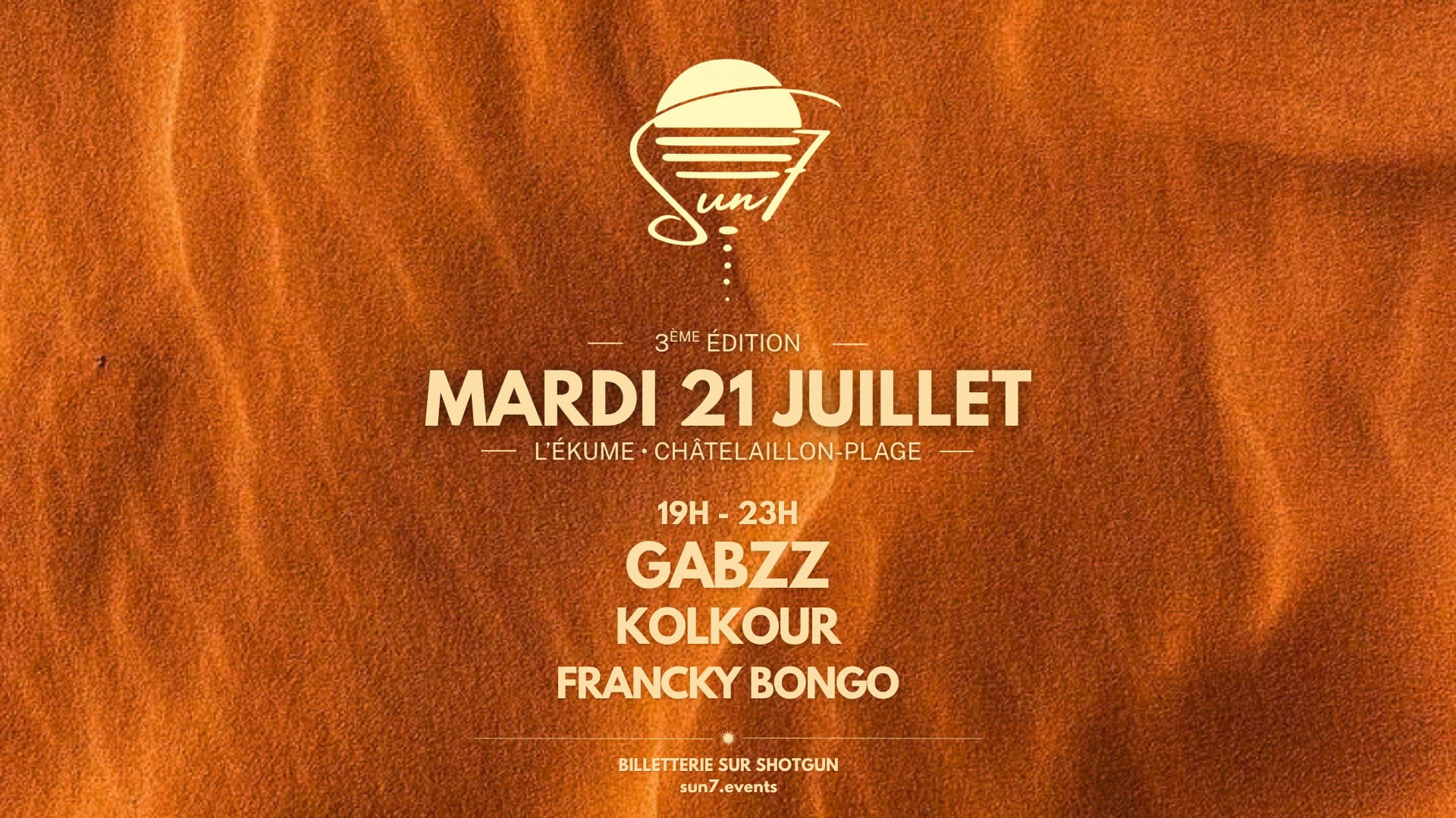 Sun7 #3 - L'ékume - 21 Juillet 2026 Cover