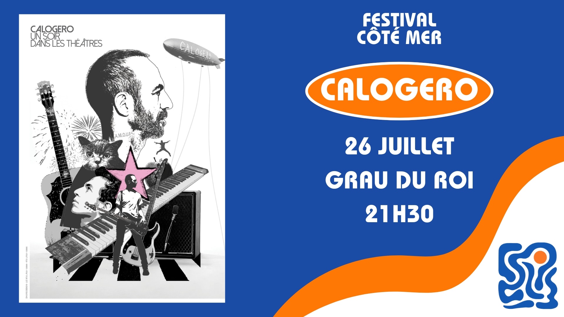 Festival Côté Mer - Calogero - Grau Du Roi Cover