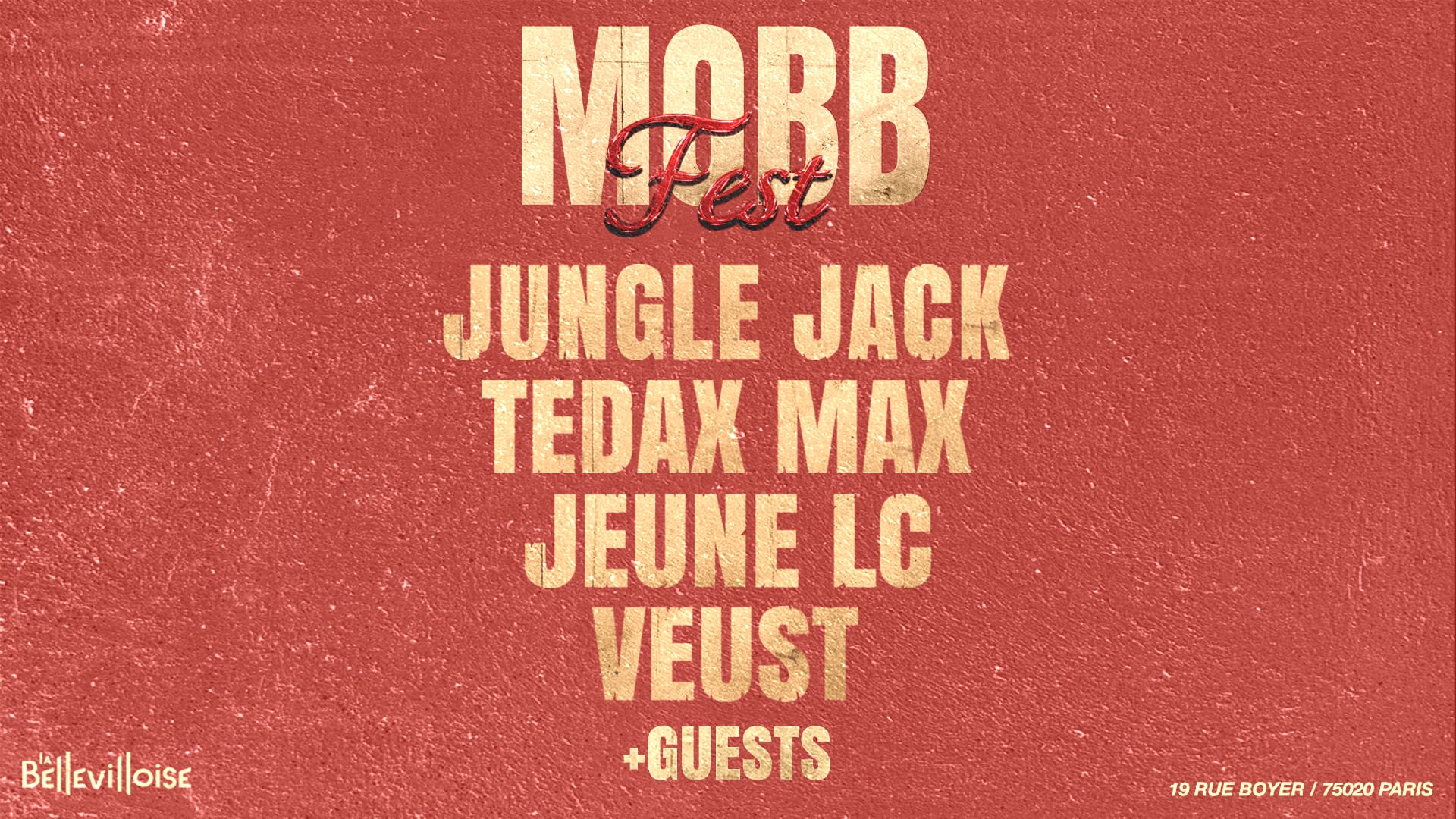Mobb Fest - La Bellevilloise Cover