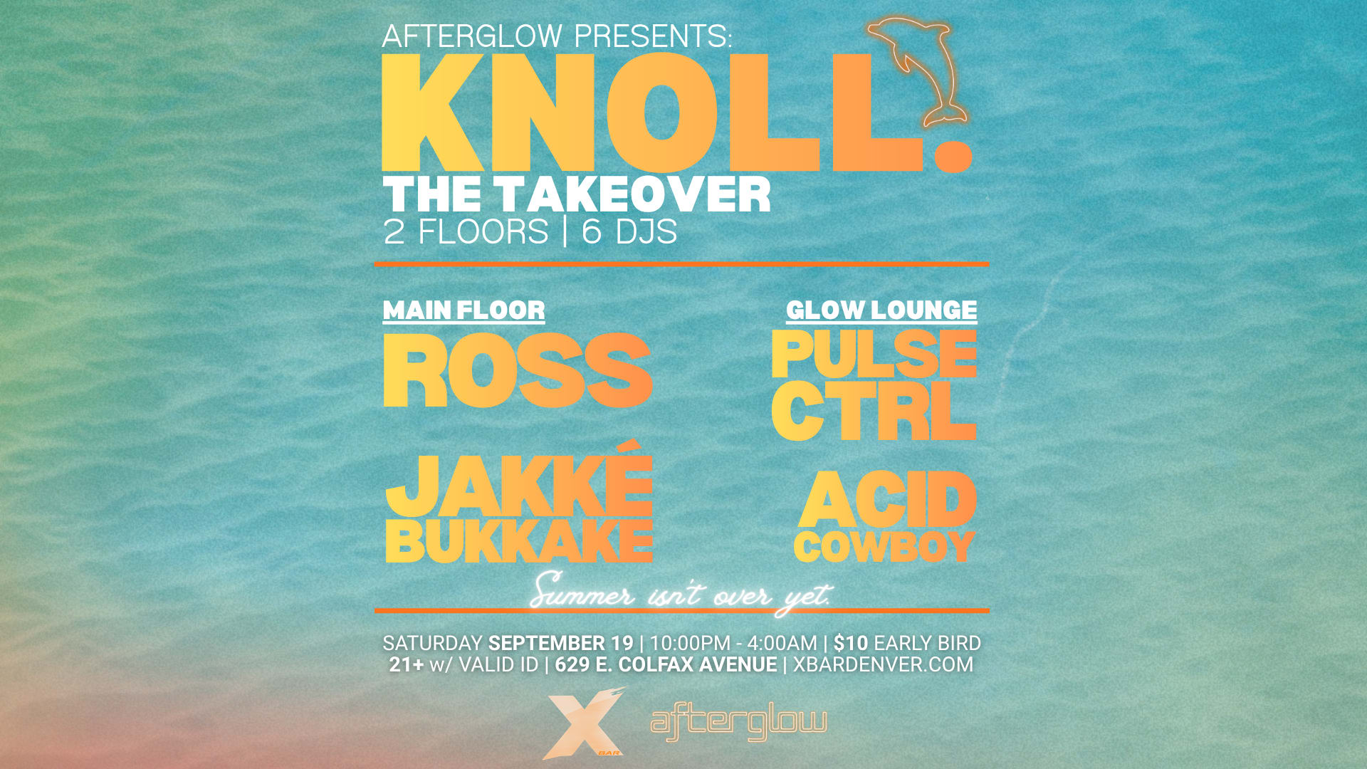 Afterglow Presents: Knoll. The Takeover | September 2026 Cover