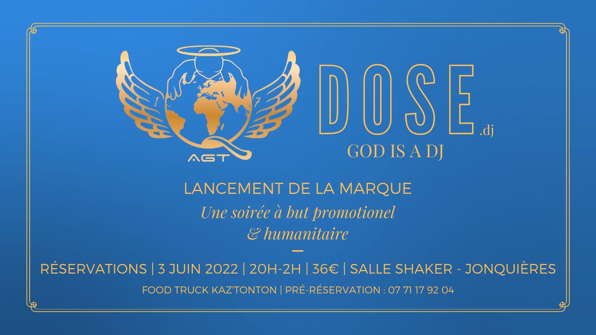 Dj Dose  - Lancement Marque Agt À Vocation Humanitaire Cover