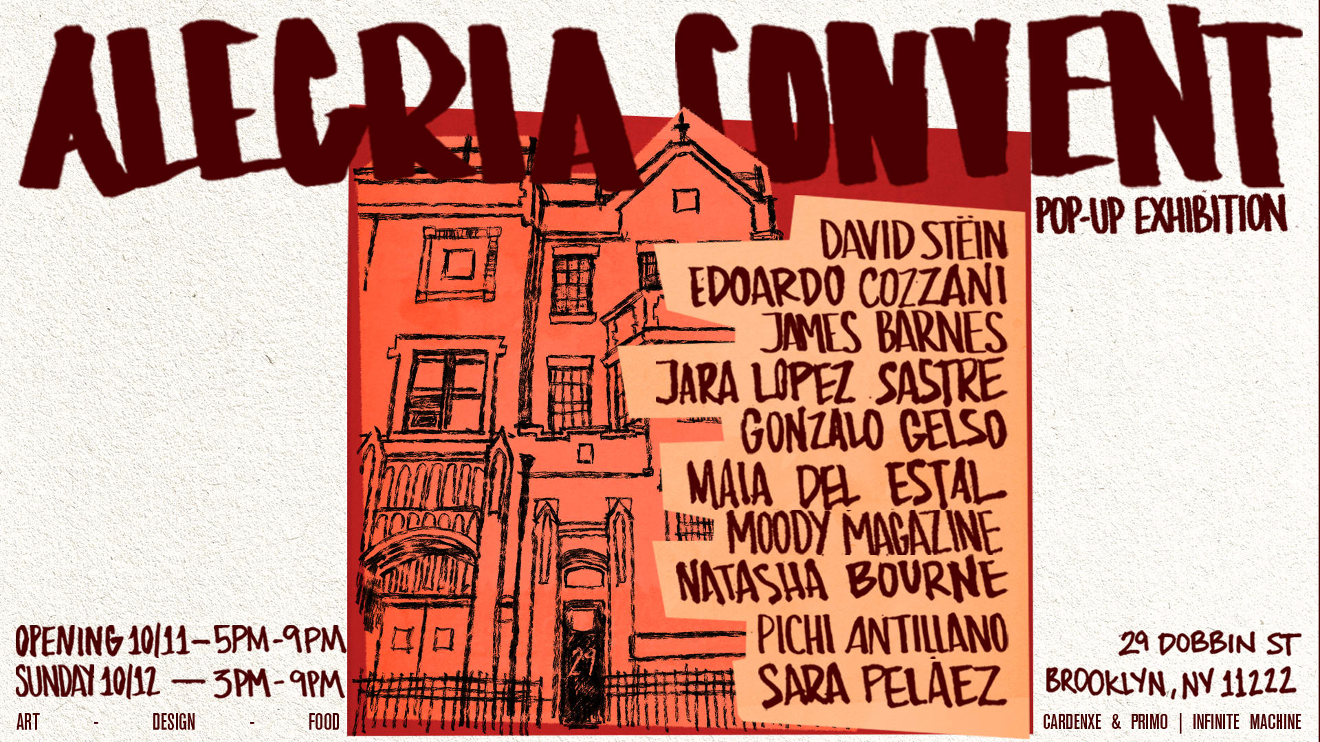 Alegria Convent Group Pop-Up Exhibition Cover
