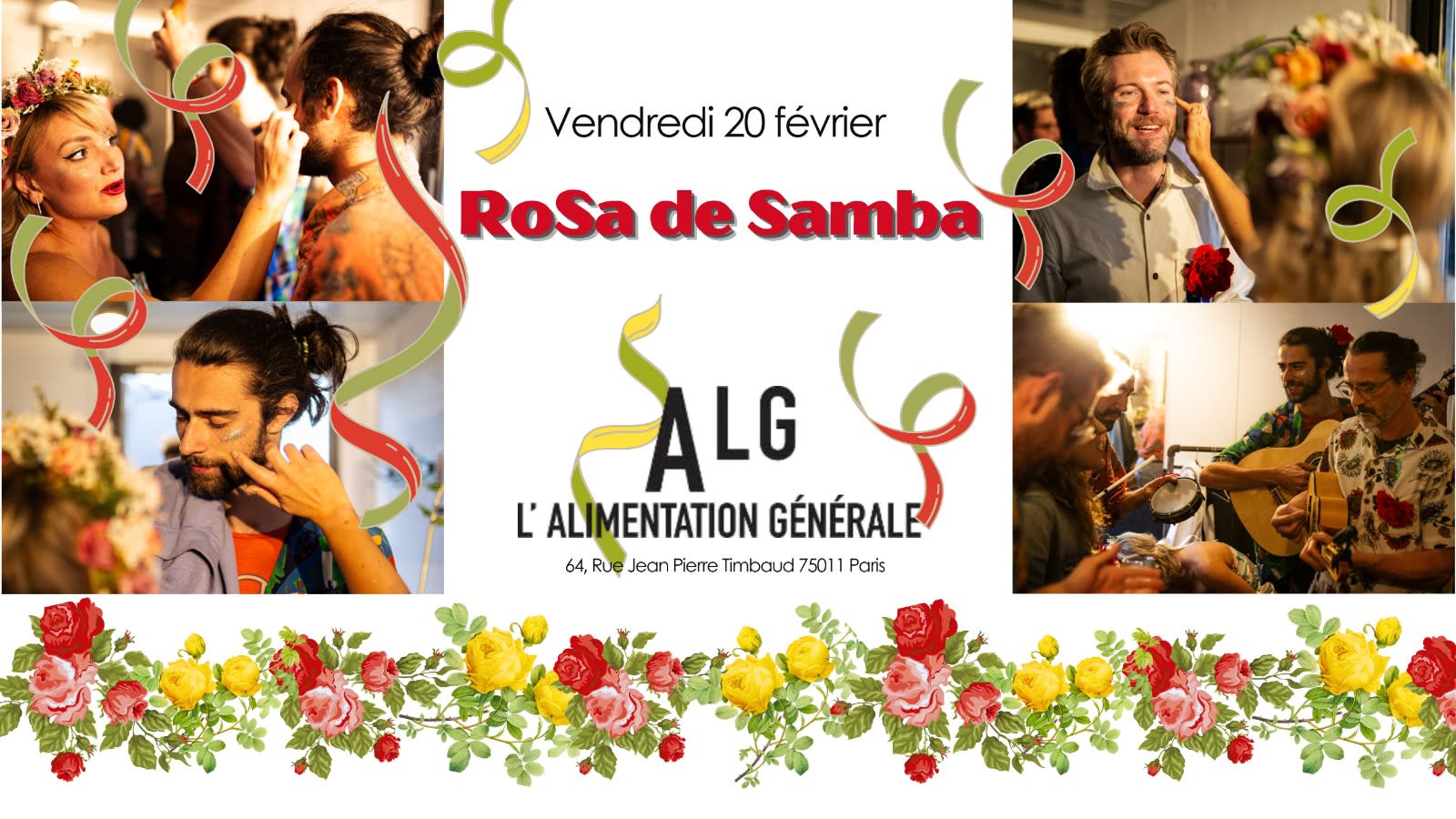 Carnaval  De Rosa De Samba À L'alimentation Générale Cover
