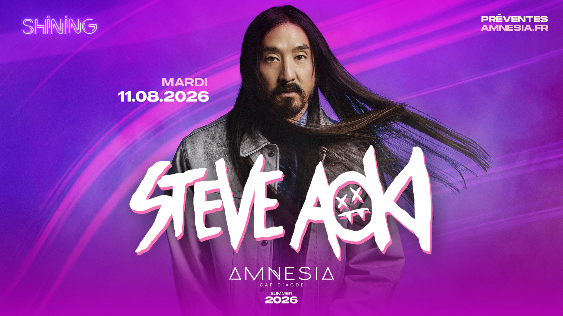 Steve Aoki @ Amnesia Cover