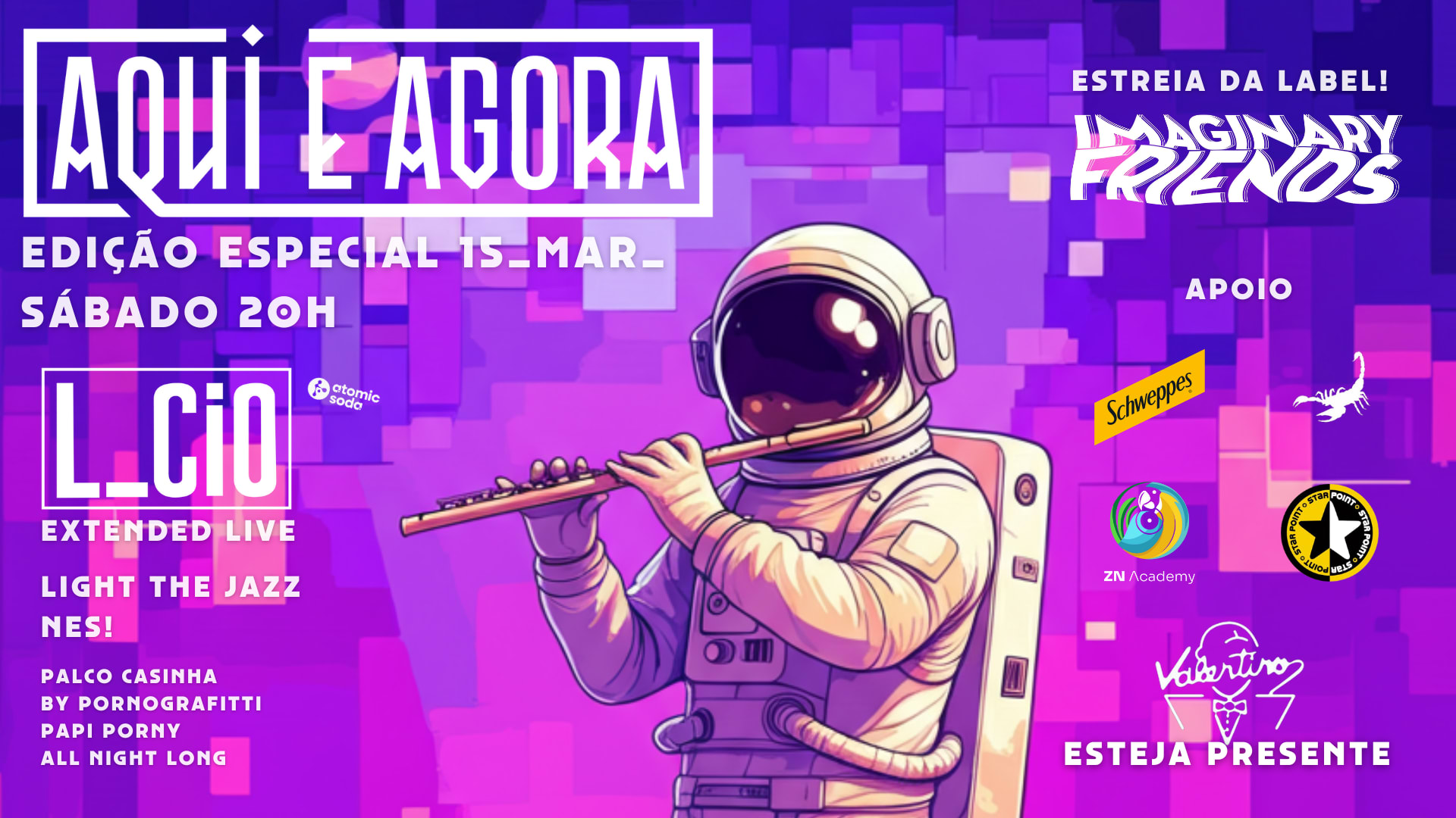 Aqui E Agora - L_Cio Extended Live Cover
