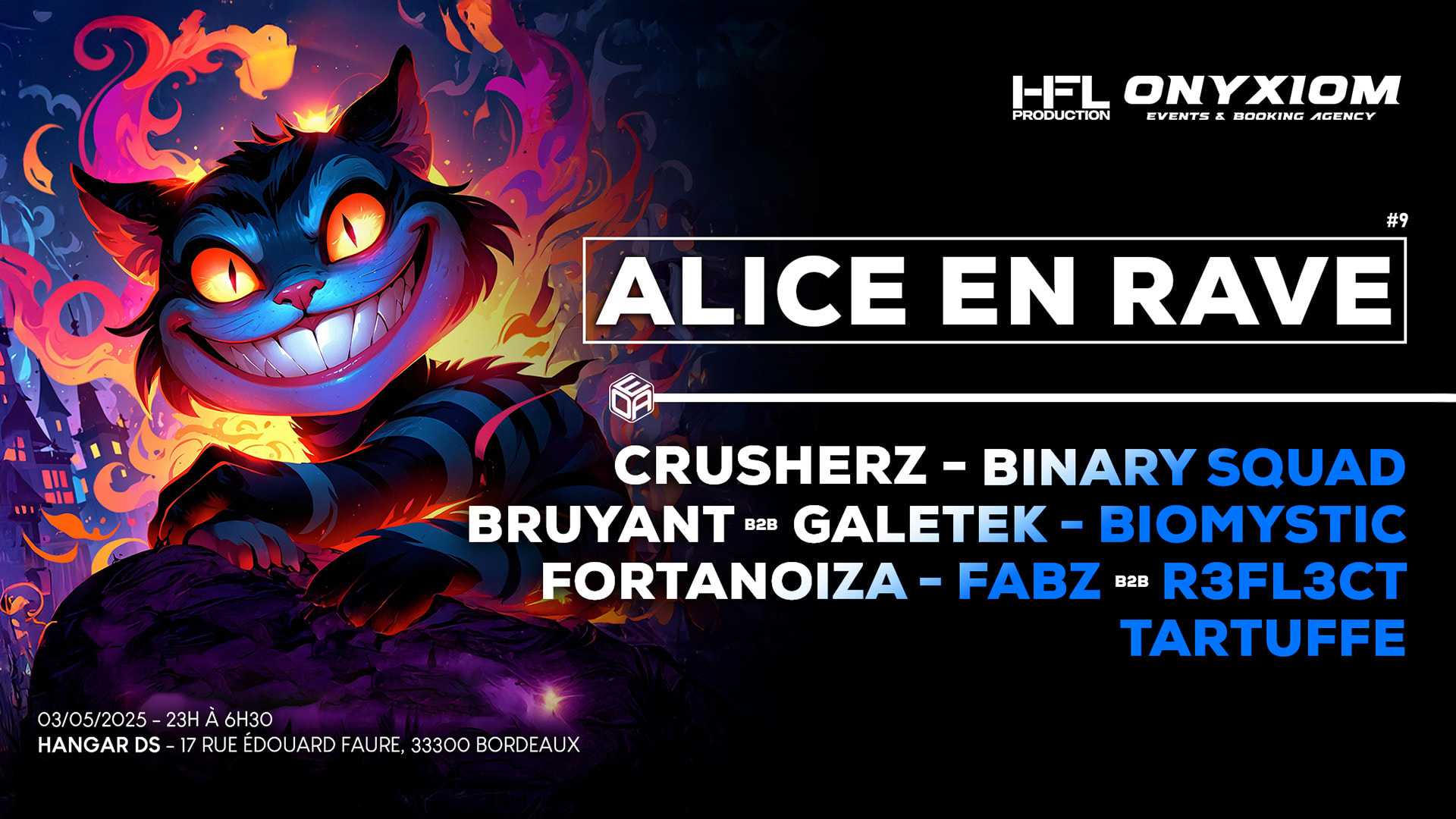 Alice En Rave 9 - 3 Mai Cover