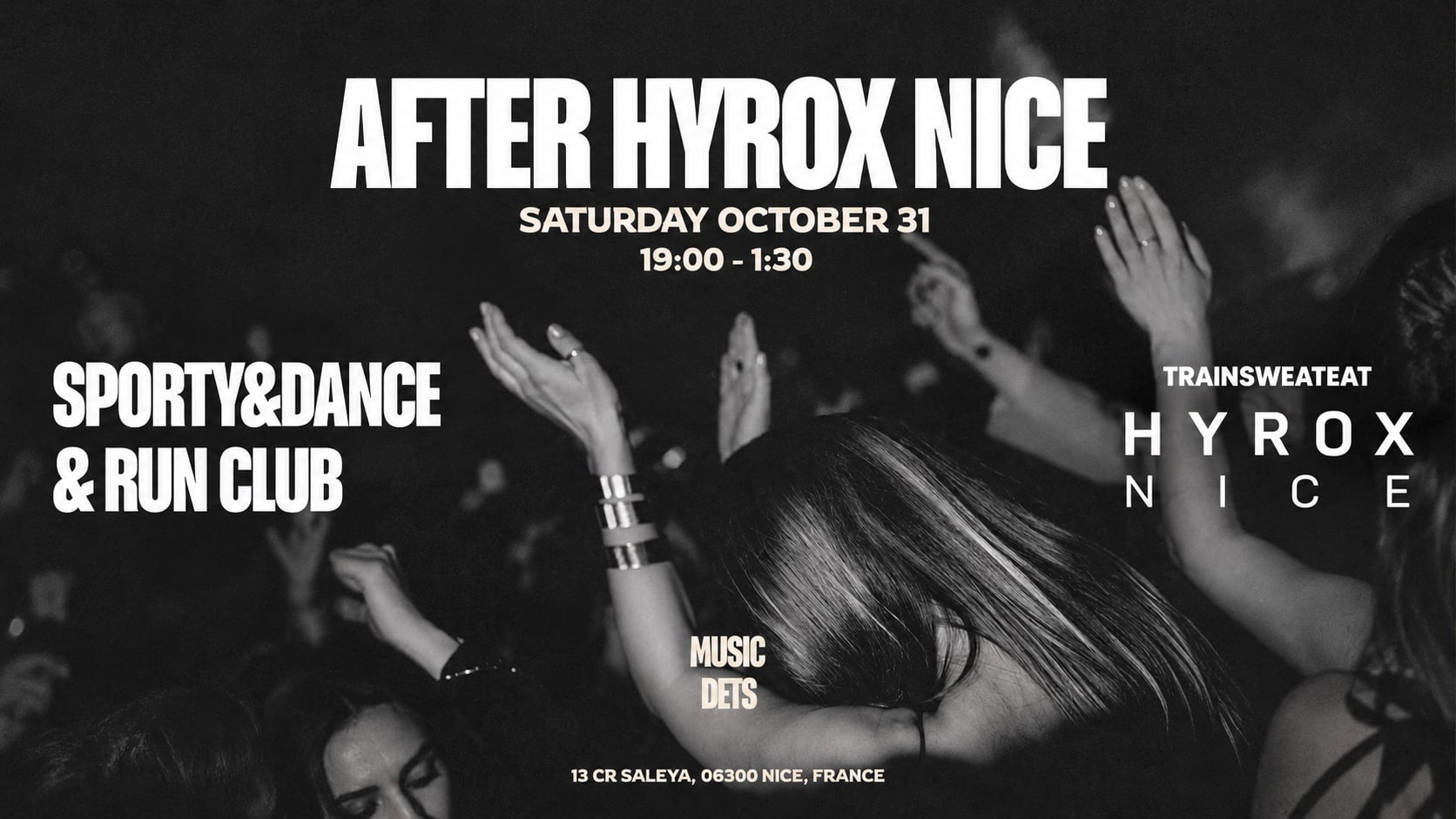 Hyrox Nice After Party X Sporty&Dance X Café Des Fleurs Cover