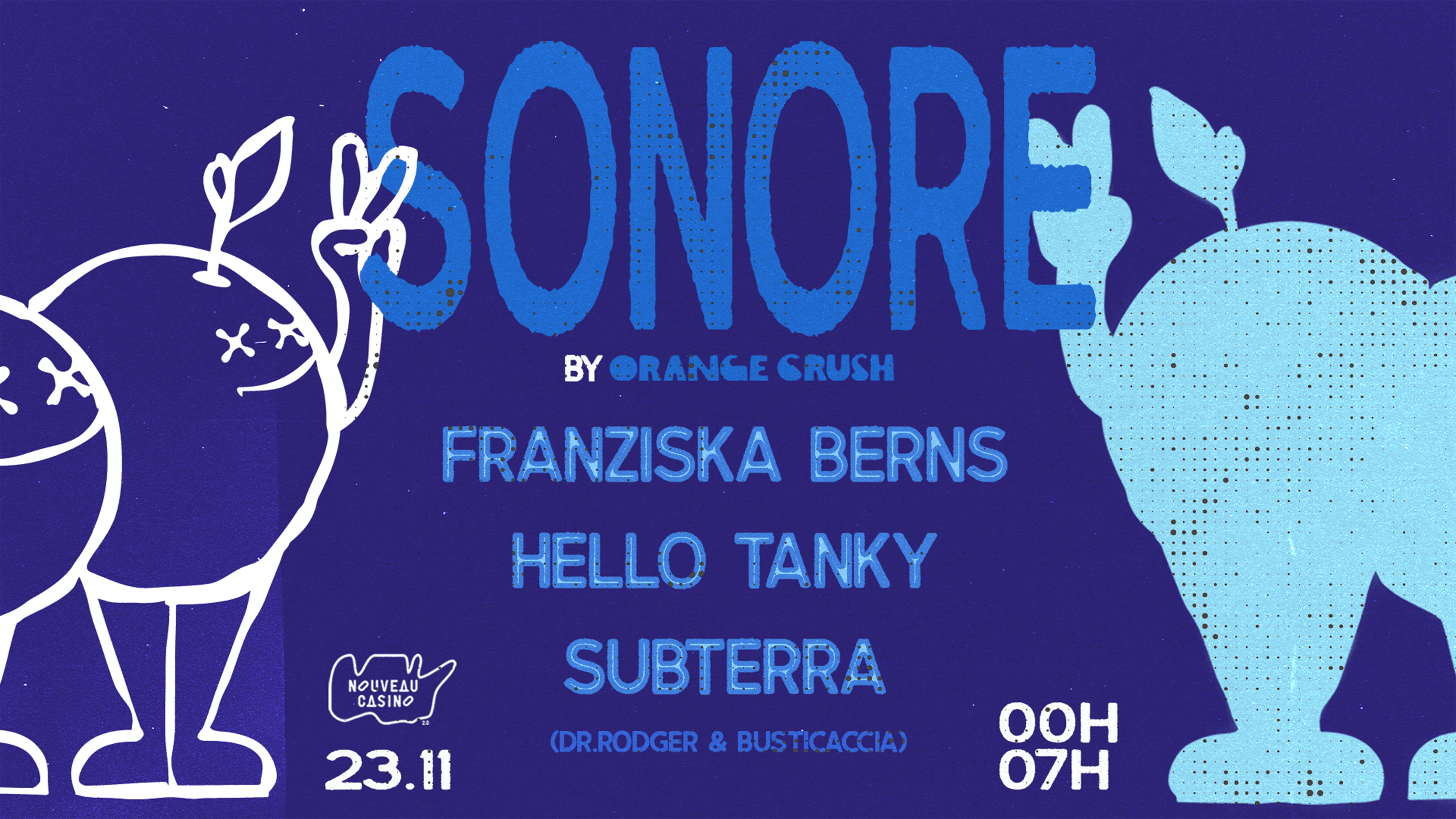 Sonore By Orange Crush: Franziska Berns,Hello Tanky,Subterra Cover