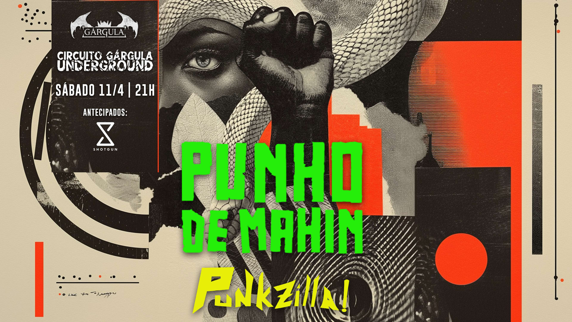 Circuito Gárgula Underground - Punho De Mahin E Punkzilla Cover