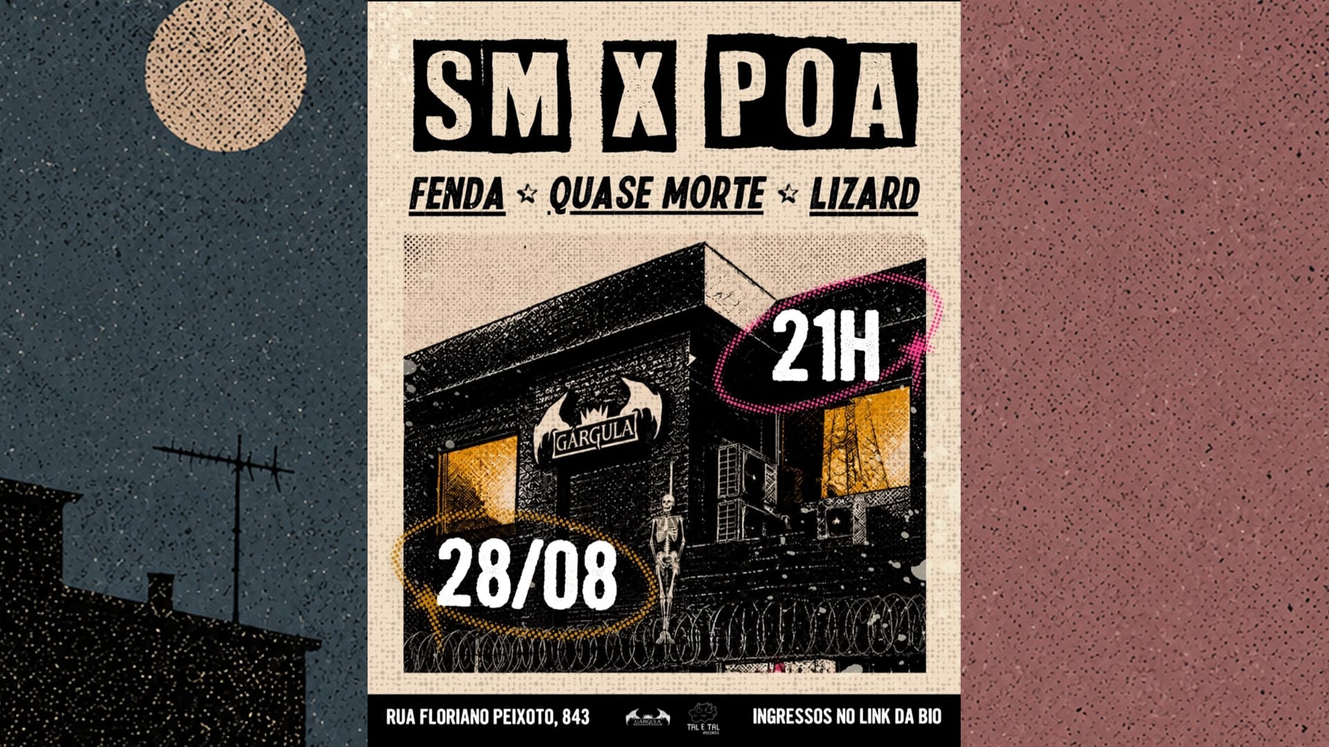Smxpoa Com Fenda, Quase Morte E Lizard Cover