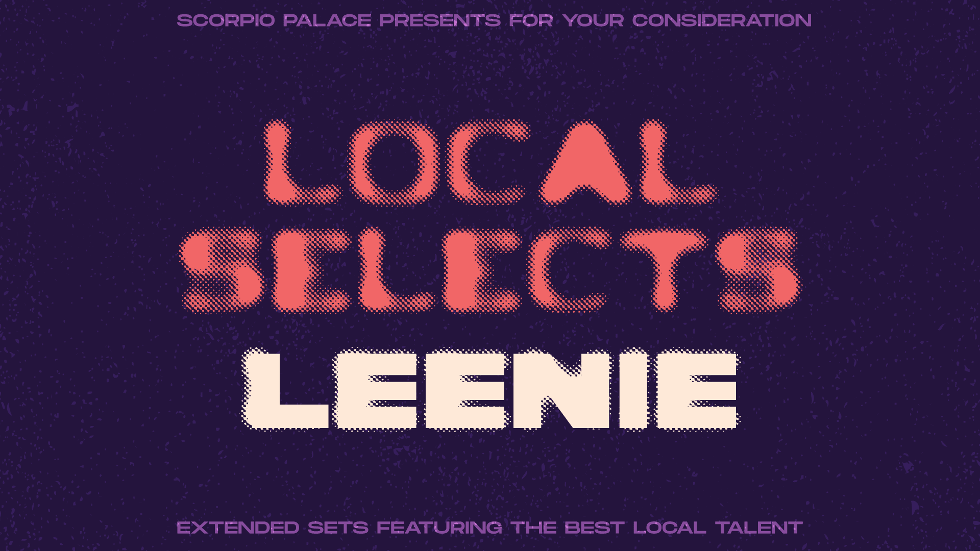 Local Selects: Leenie Cover