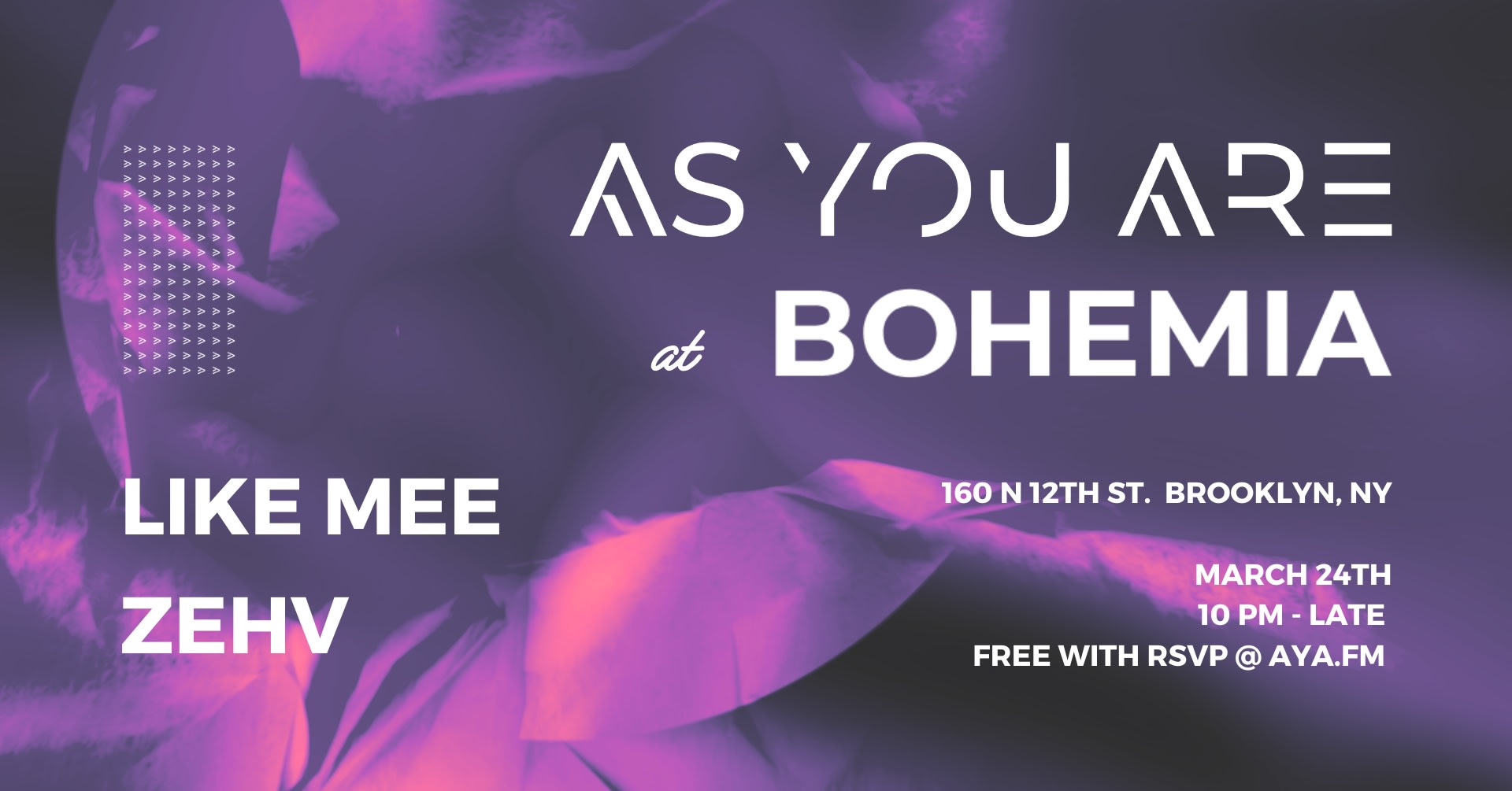 As You Are At Bohemia Feat. Zehv & Like Mee Cover