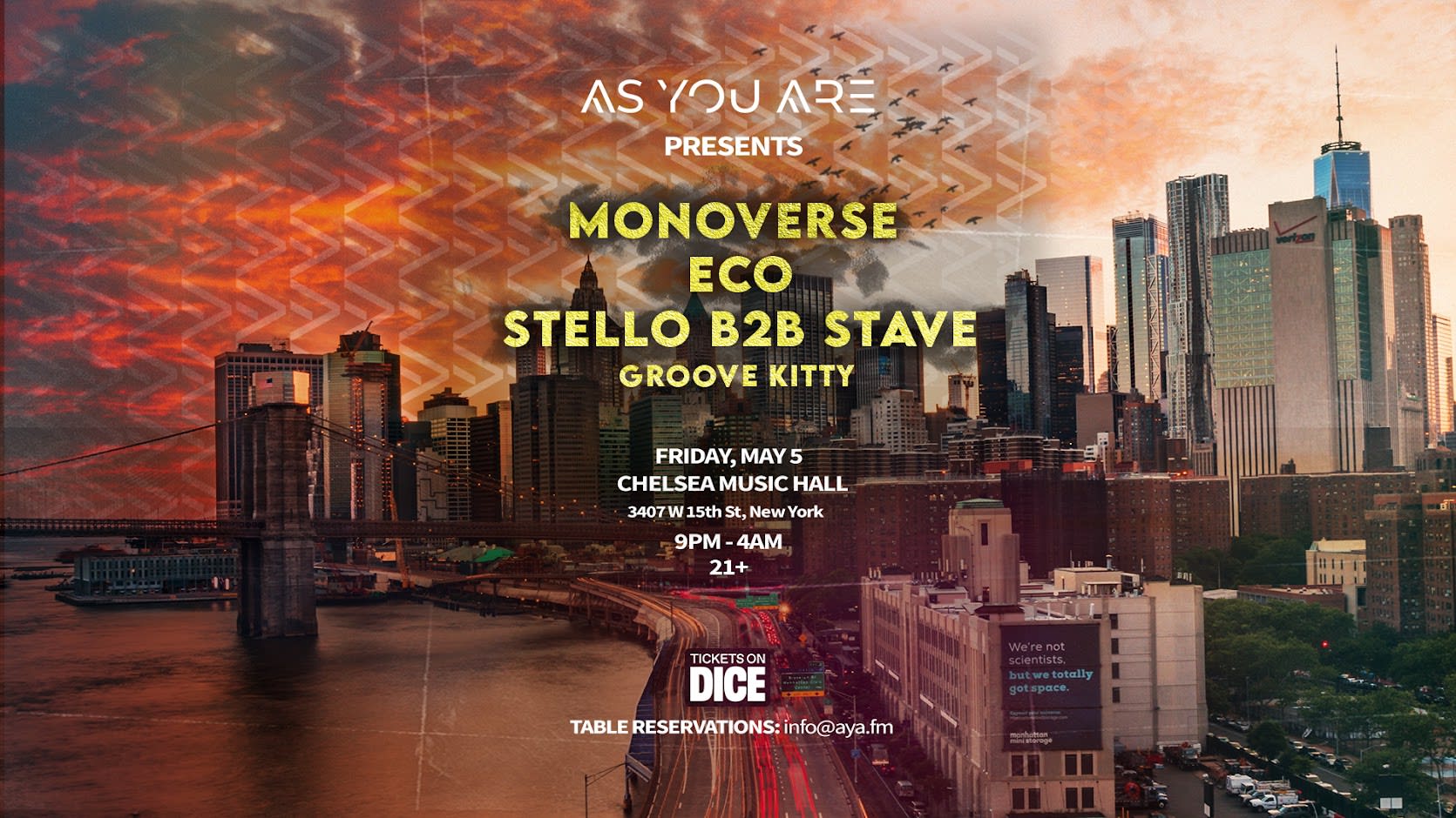 Monoverse, Eco, Stello B2b Stave, Groove Kitty Cover