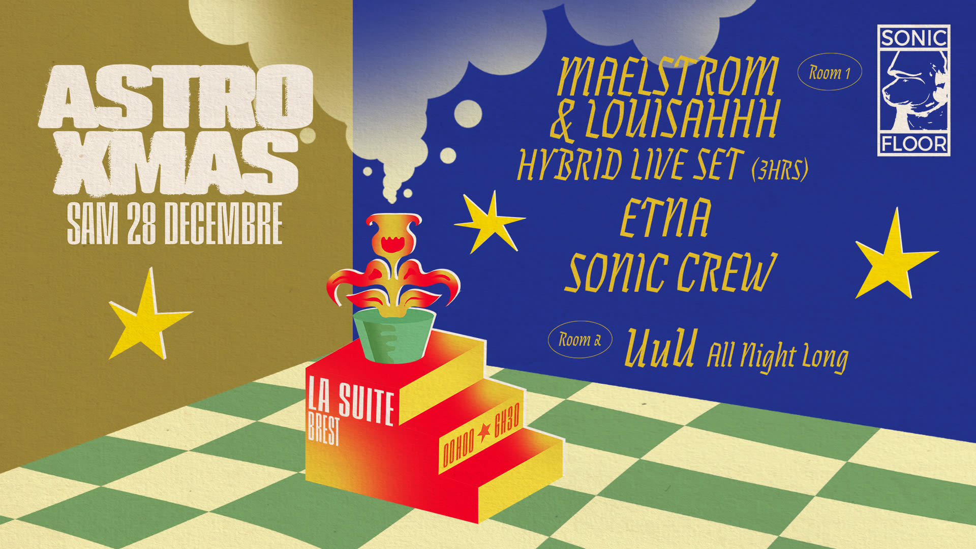 Astro X-Mas : Maelstrom & Louisahhh, Etna, Sonic Crew, Uuu Cover