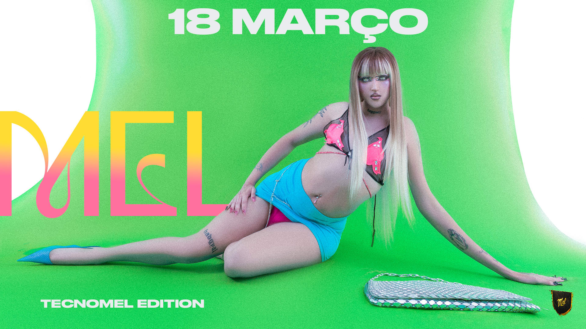 Mel Com Mia Badgyal – 18 Março 23h Cover