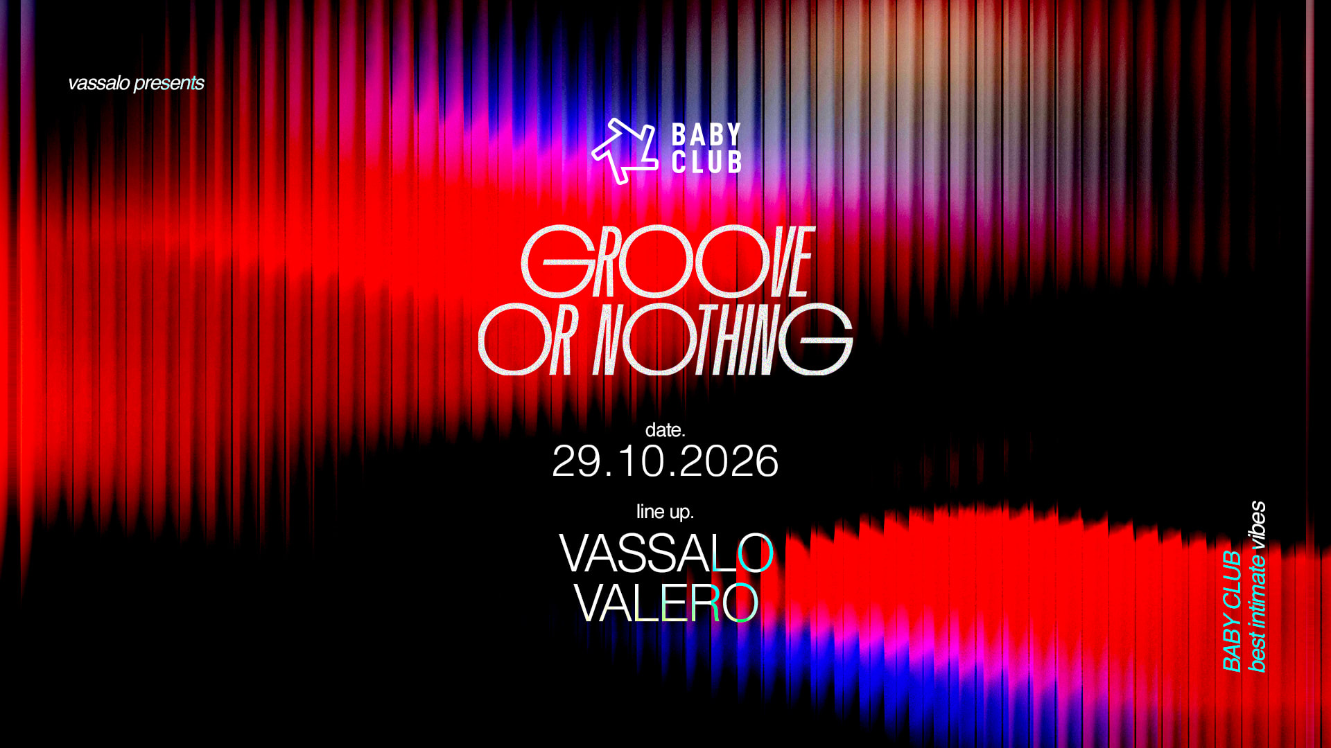 Groove Or Nothing : Valero + Vassalo Cover
