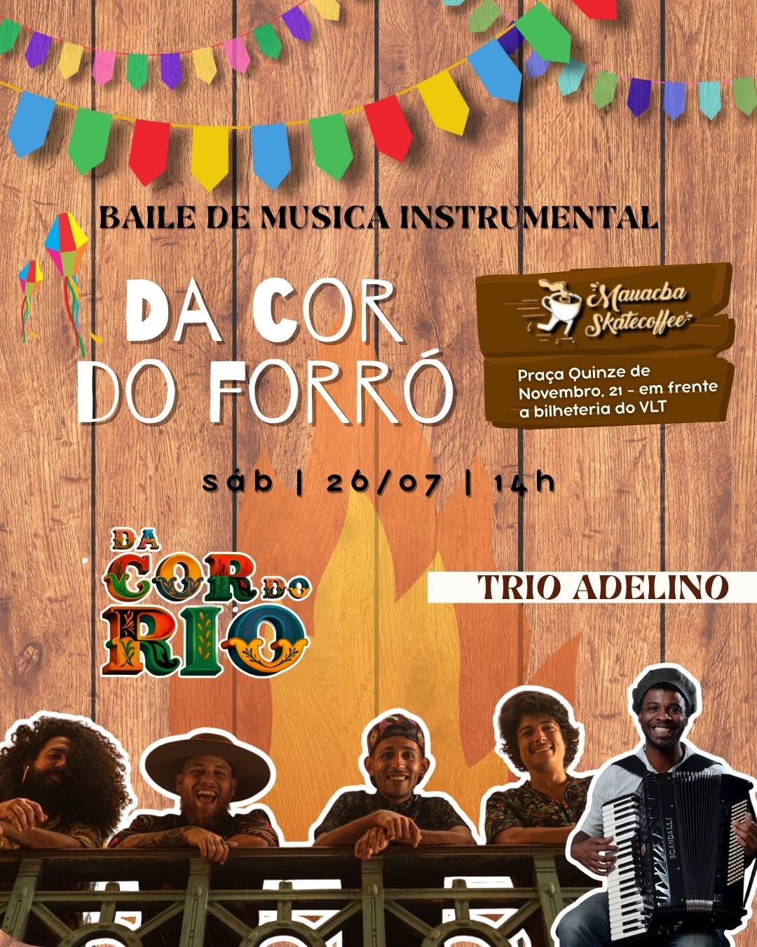 Baile De Musica Instrumental Da Cor Do Forró Cover