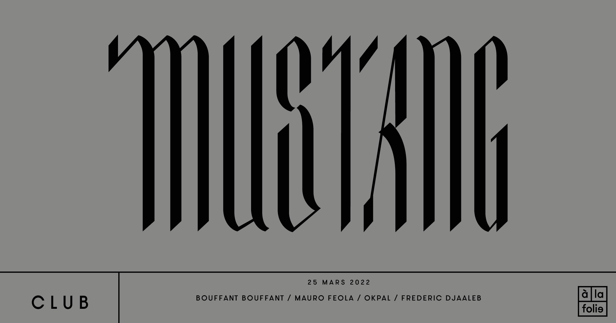 Mustang • 25 Mar 22 • New Orleans, Berlin, Paris Cover