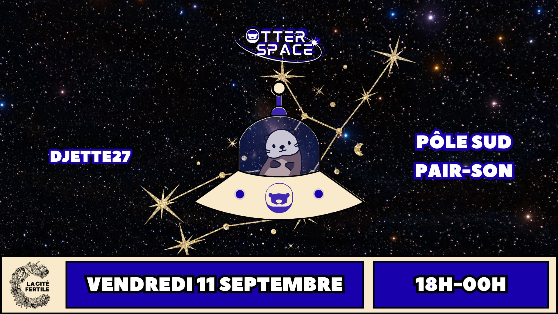 Otter Space @ La Cité Fertile Cover