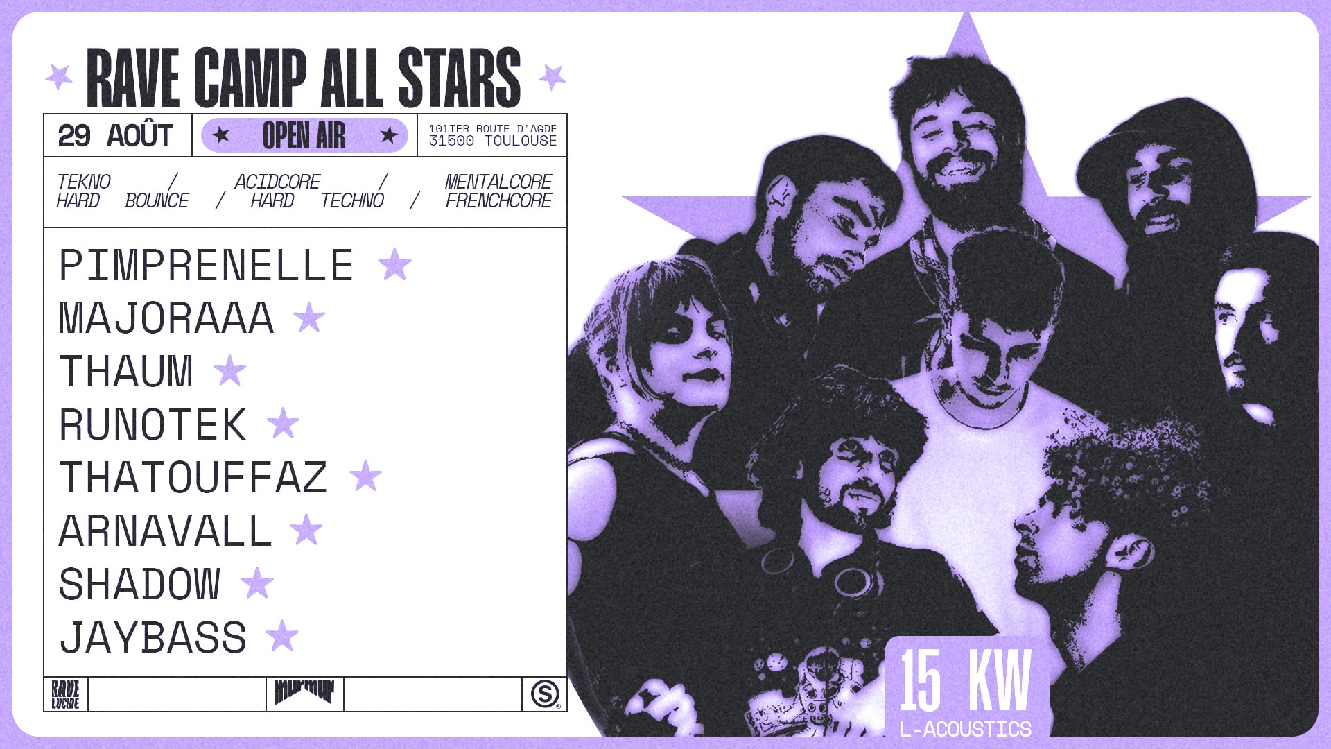 Rave Camp All Stars - Open Air Cover