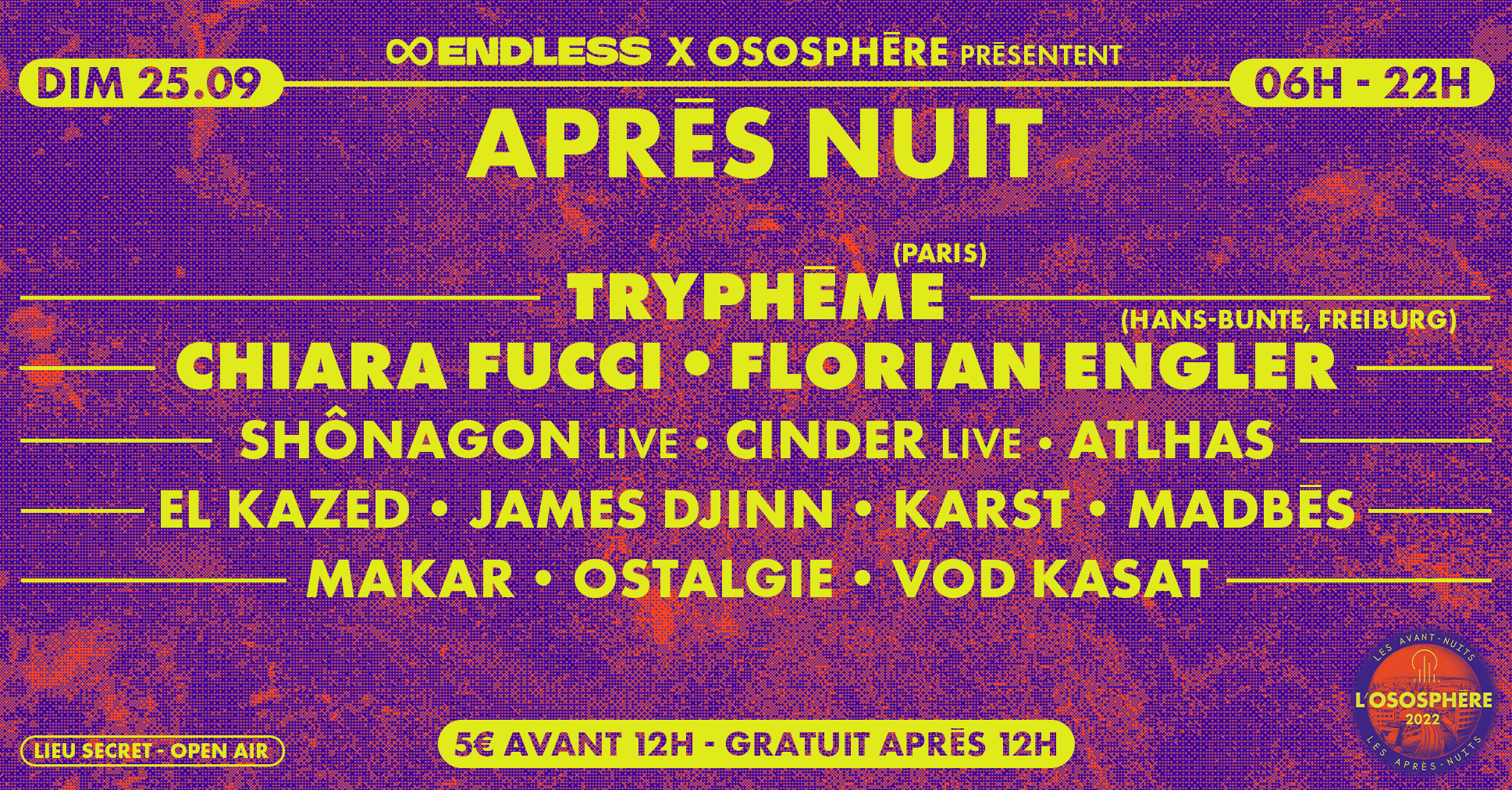 Endless X Ososphere : Apres Nuit  Cover