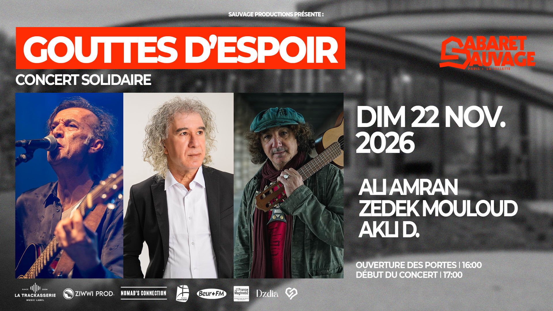 Gouttes D'espoir • Ali Amran, Zedek Mouloud, Akli D. Cover