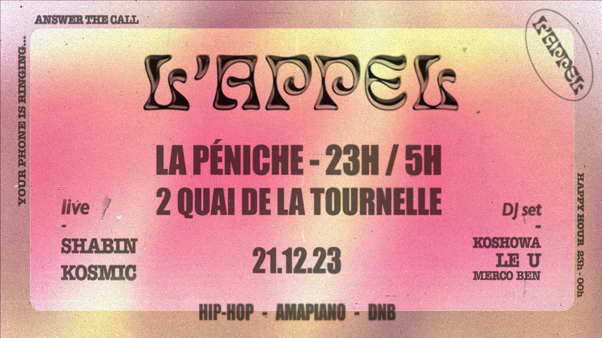 L'appel Cover