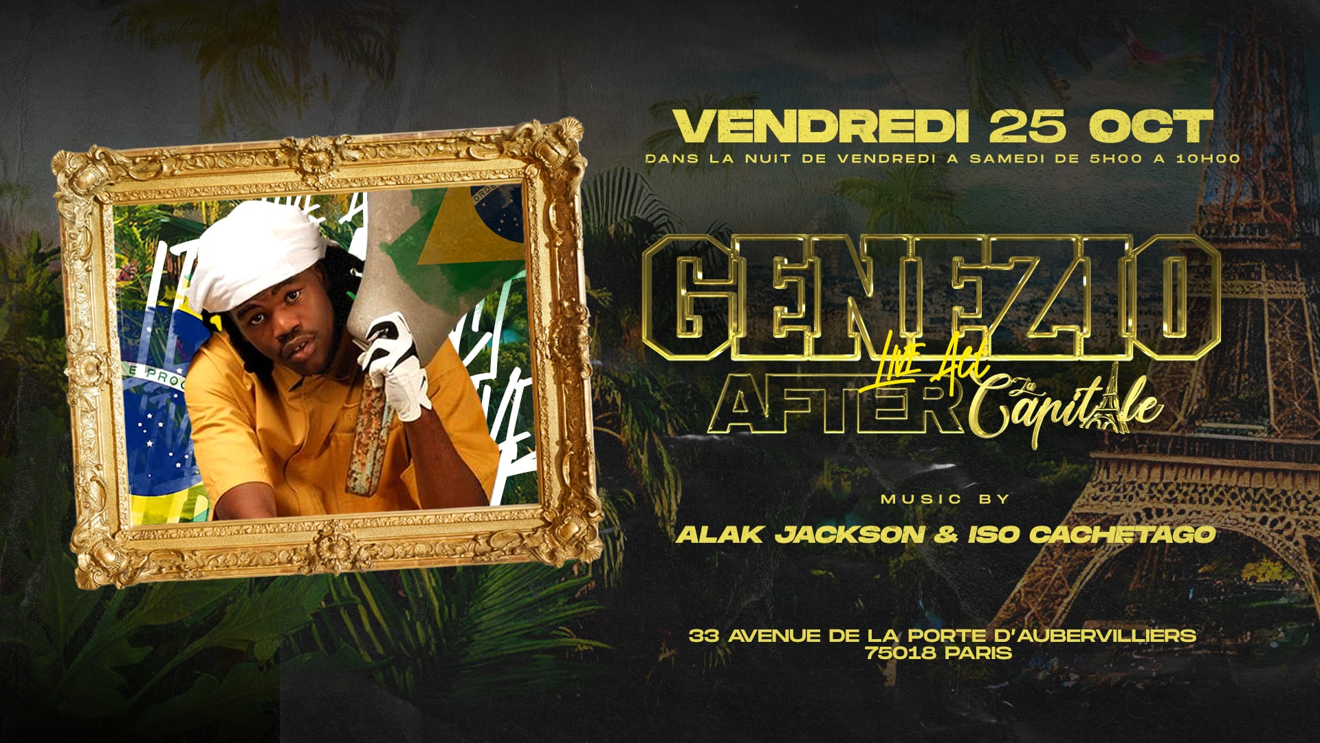 Genezio Live Act : After De La Capitale ! Cover