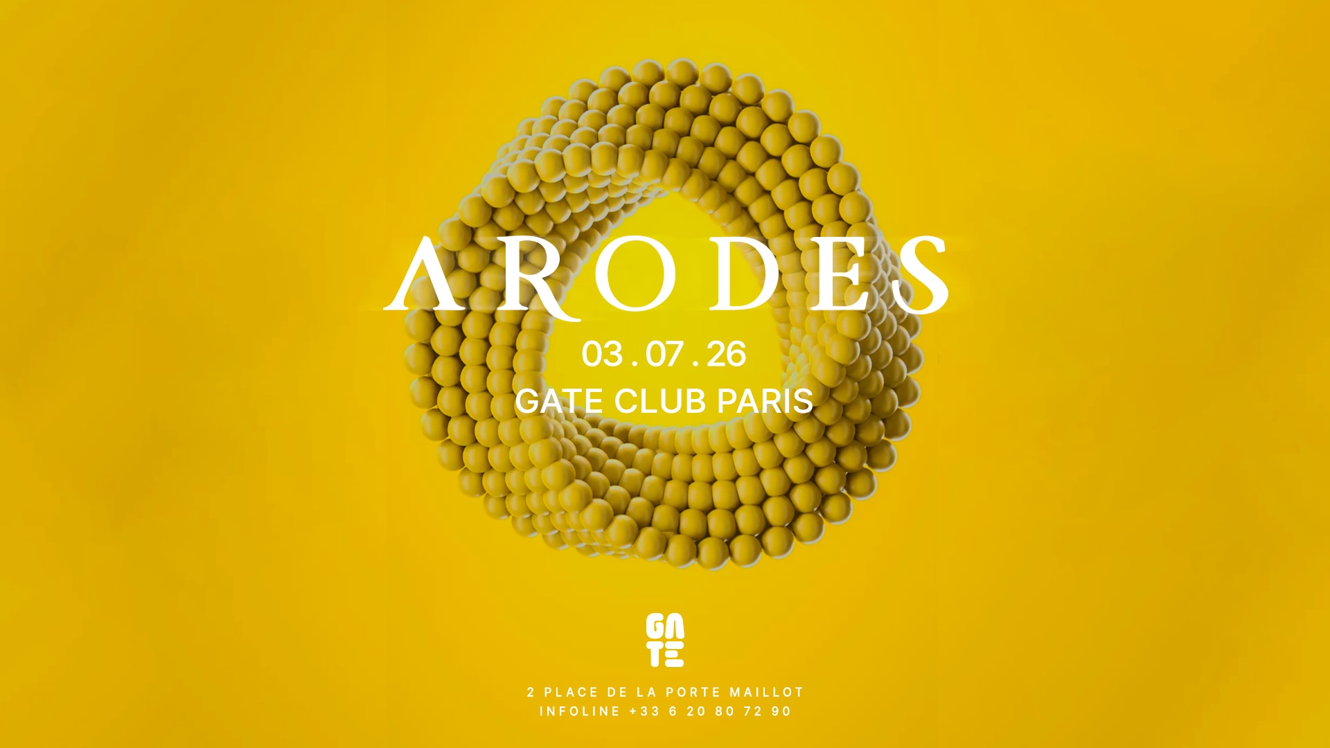 Arodes At Gate Club Paris Cover
