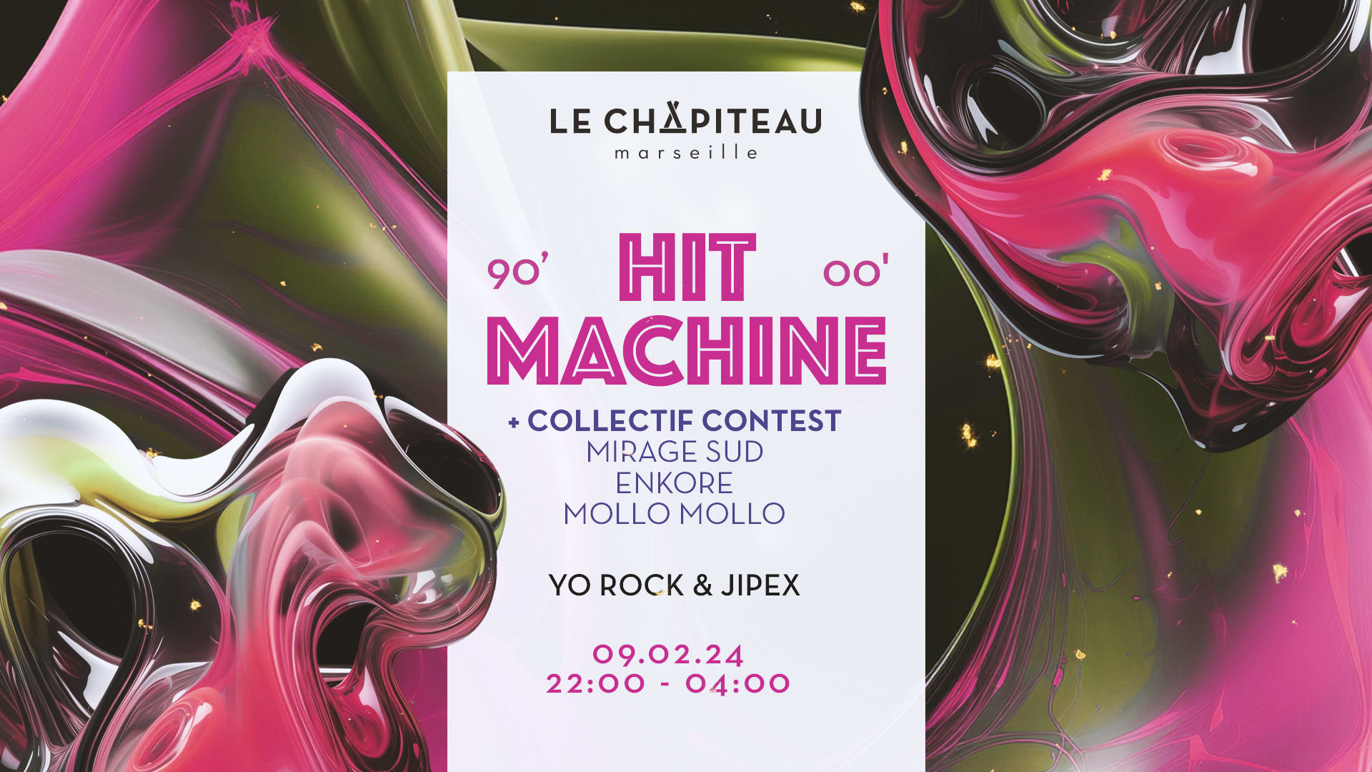 Hit Machine 90' & 00' + Collectif Contest Cover