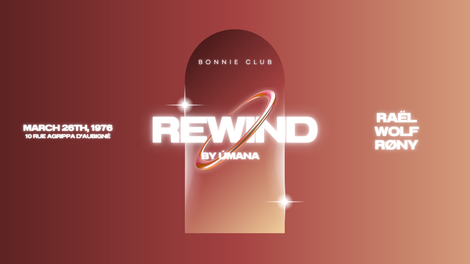 Rewind 26.03.1976 - Raël X Wolf X Røny Cover