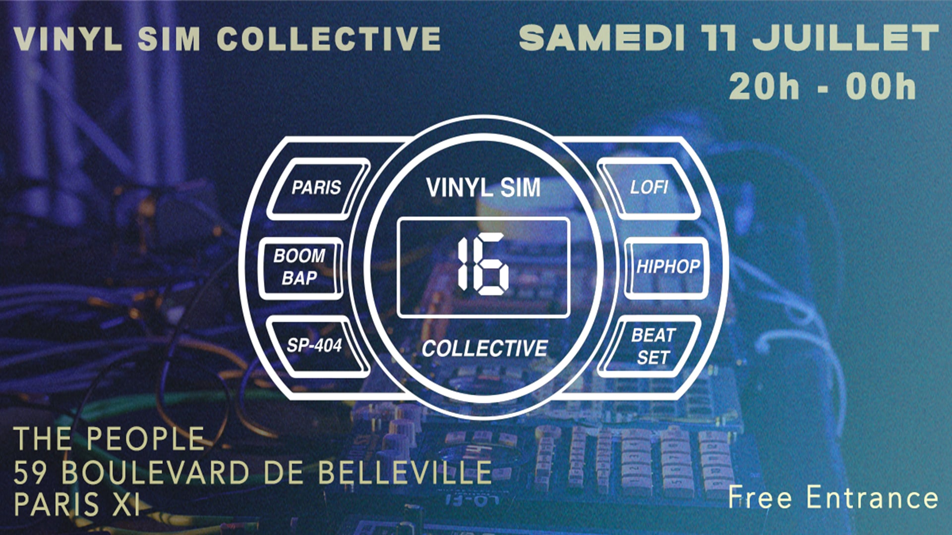 Vinyl Sim Collective Avec 6 Live Performers (Lofi Hip-Hop) Cover