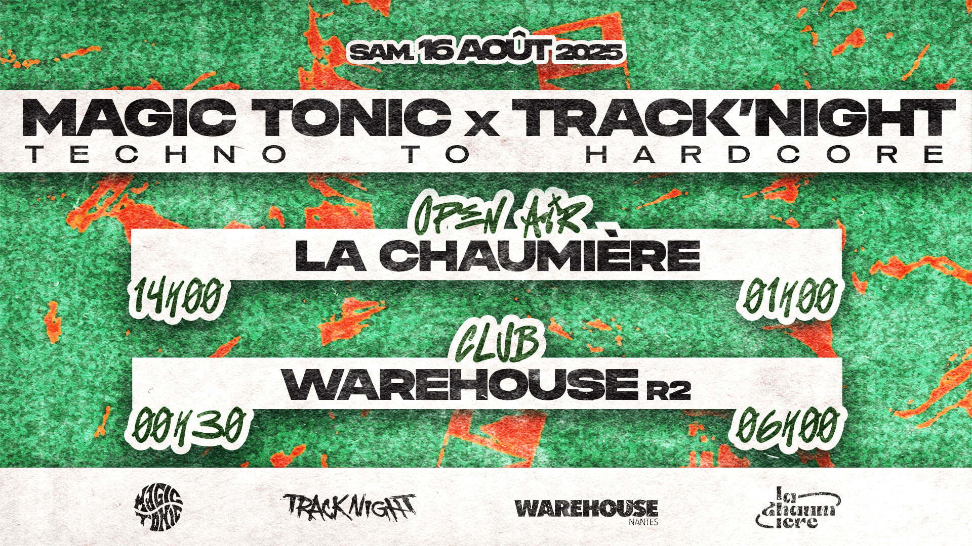 Magic Tonic X Track'night : Open Air + Club Cover
