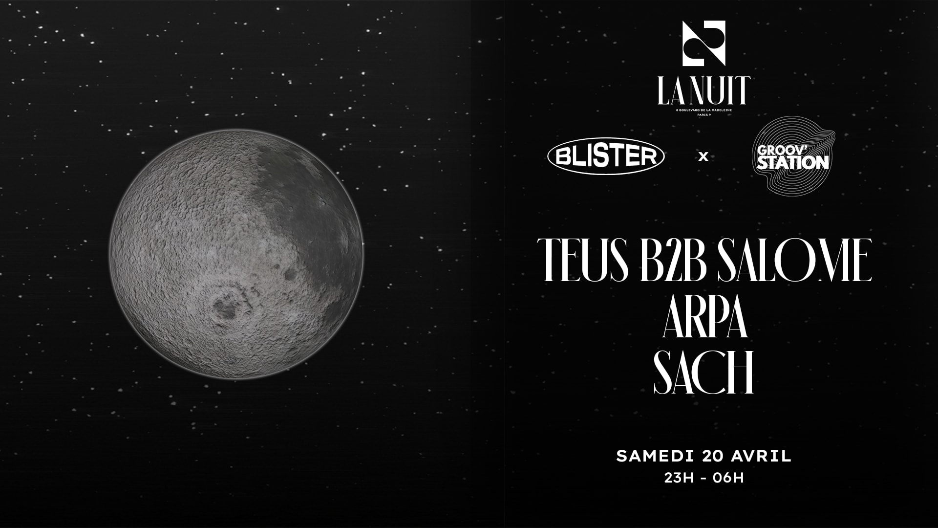 Blister X Groov' Station | La Nuit Cover