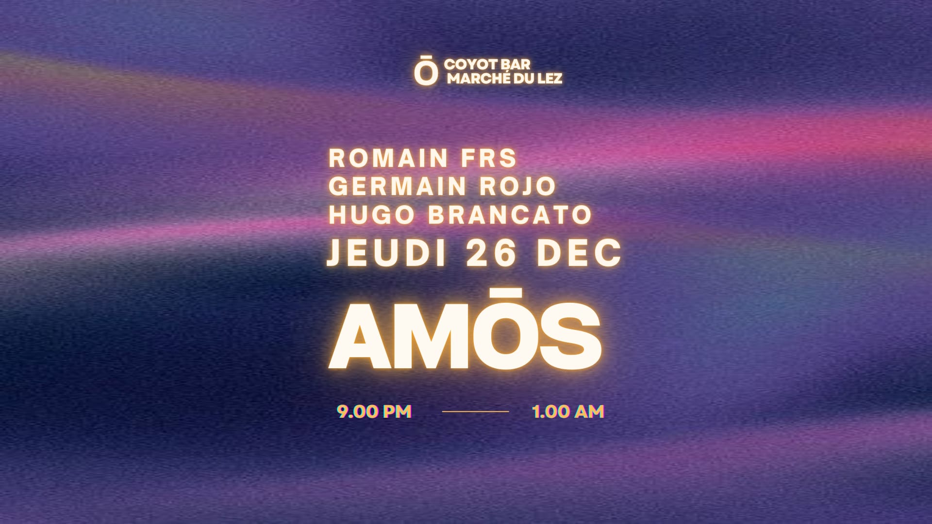 Amos 26 Décembre_Germain Rojo Cover