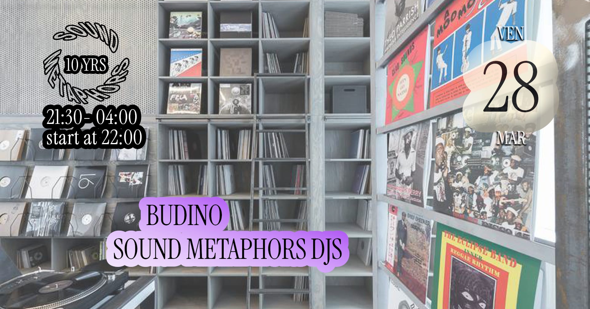 Sound Metaphors 10 Yrs [Nemo & Castro, Budino] Cover