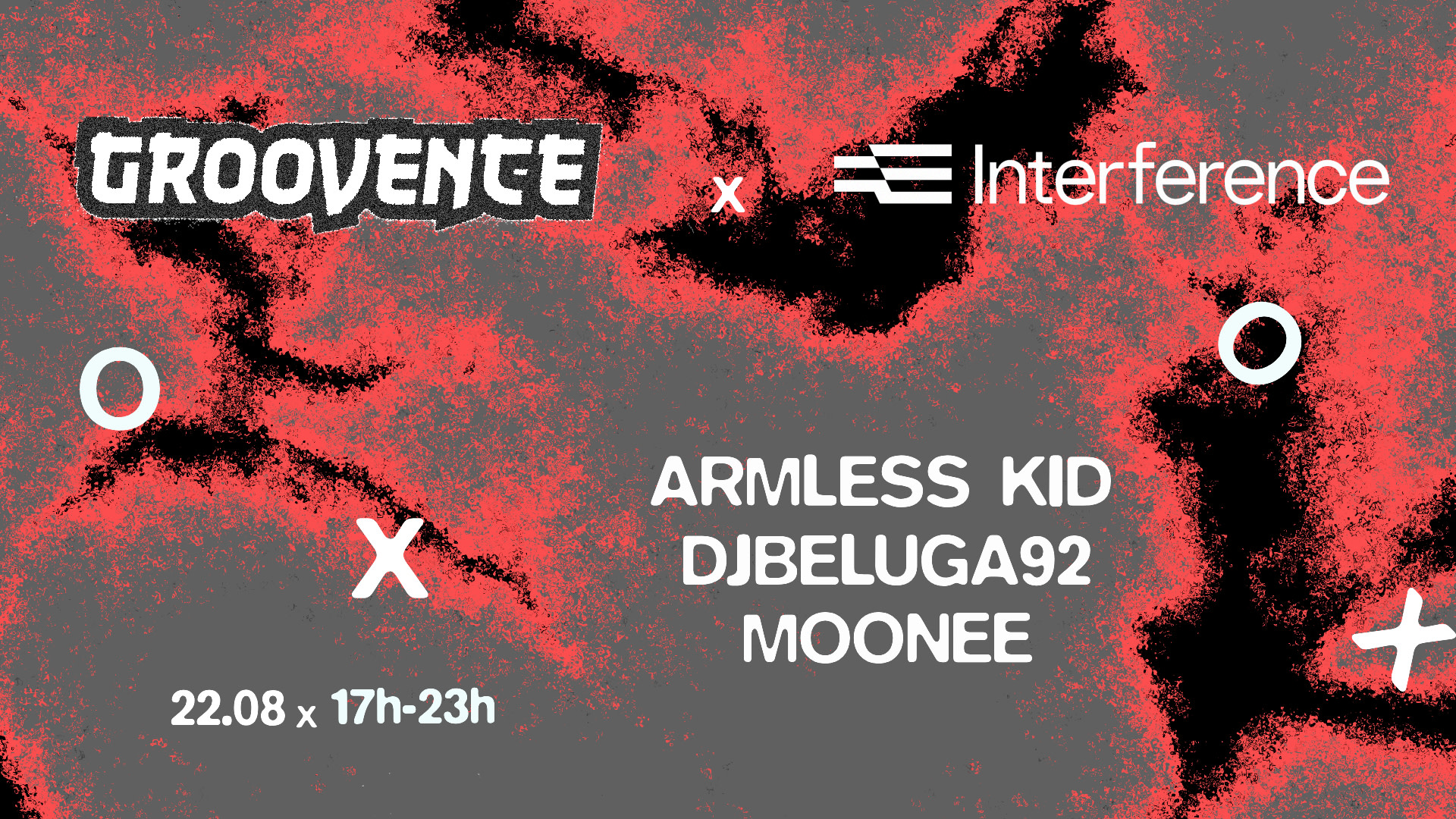 Interference X Groovence : Armless Kid, Dj Beluga92, Moonee Cover