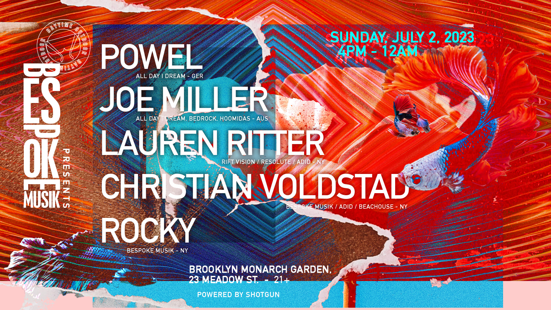 Bespoke Musik: Powel / Joe Miller / Lauren Ritter / Voldstad Cover