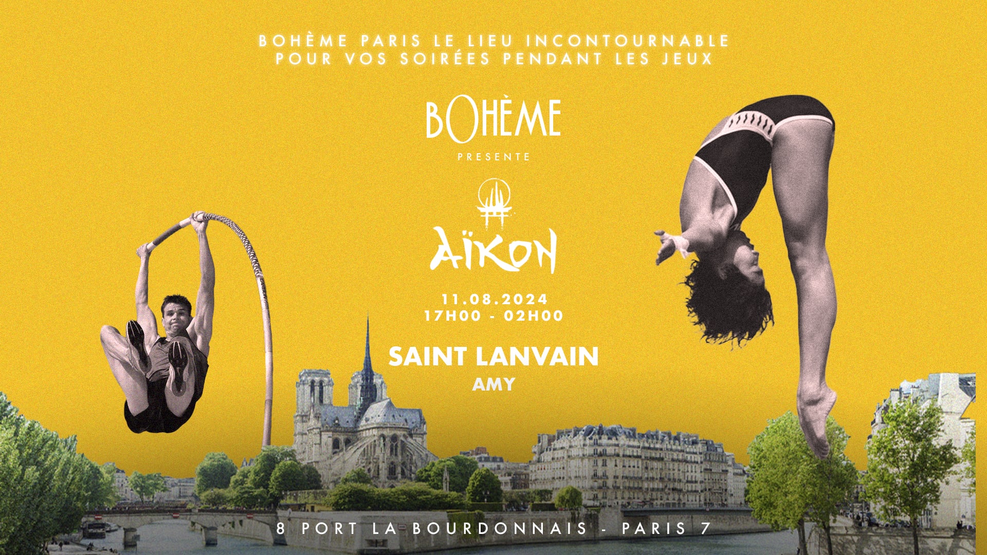 Bohème Paris Présente Saint Lanvain - Closing Jo - 11 Aout Cover