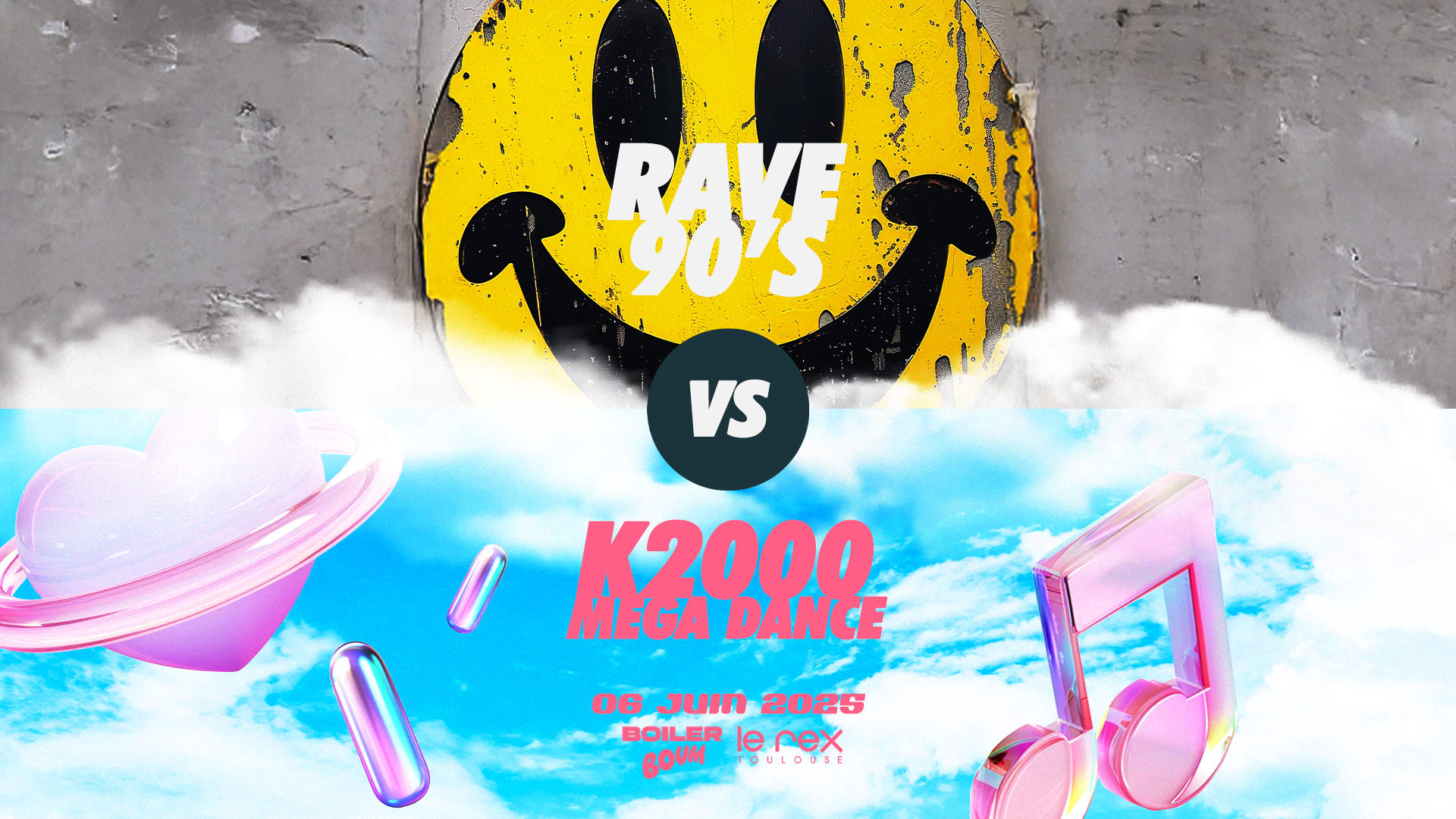 Boiler Boum - Rave 90's Vs K2000's (Mega Dance) - Gratuit* Cover