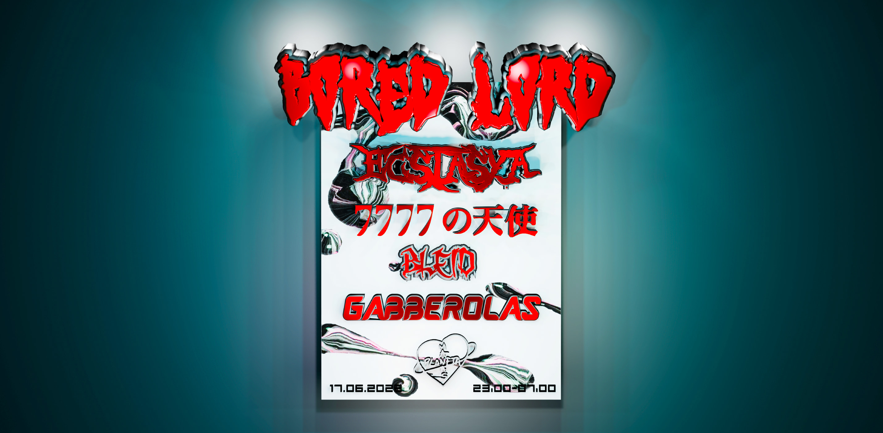 Bored Lord, Ecstasya, 7777 の天使, Gabberolas, Bleid Cover