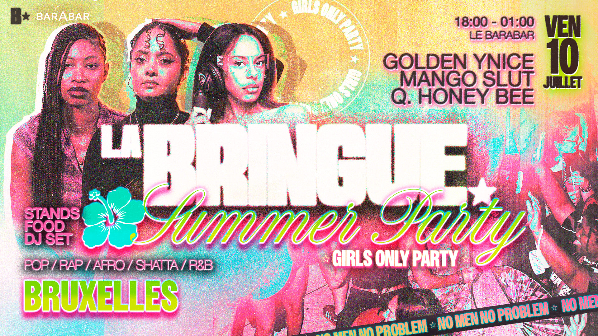 La Bringue Girls Only - Summer Party - Bruxelles Cover