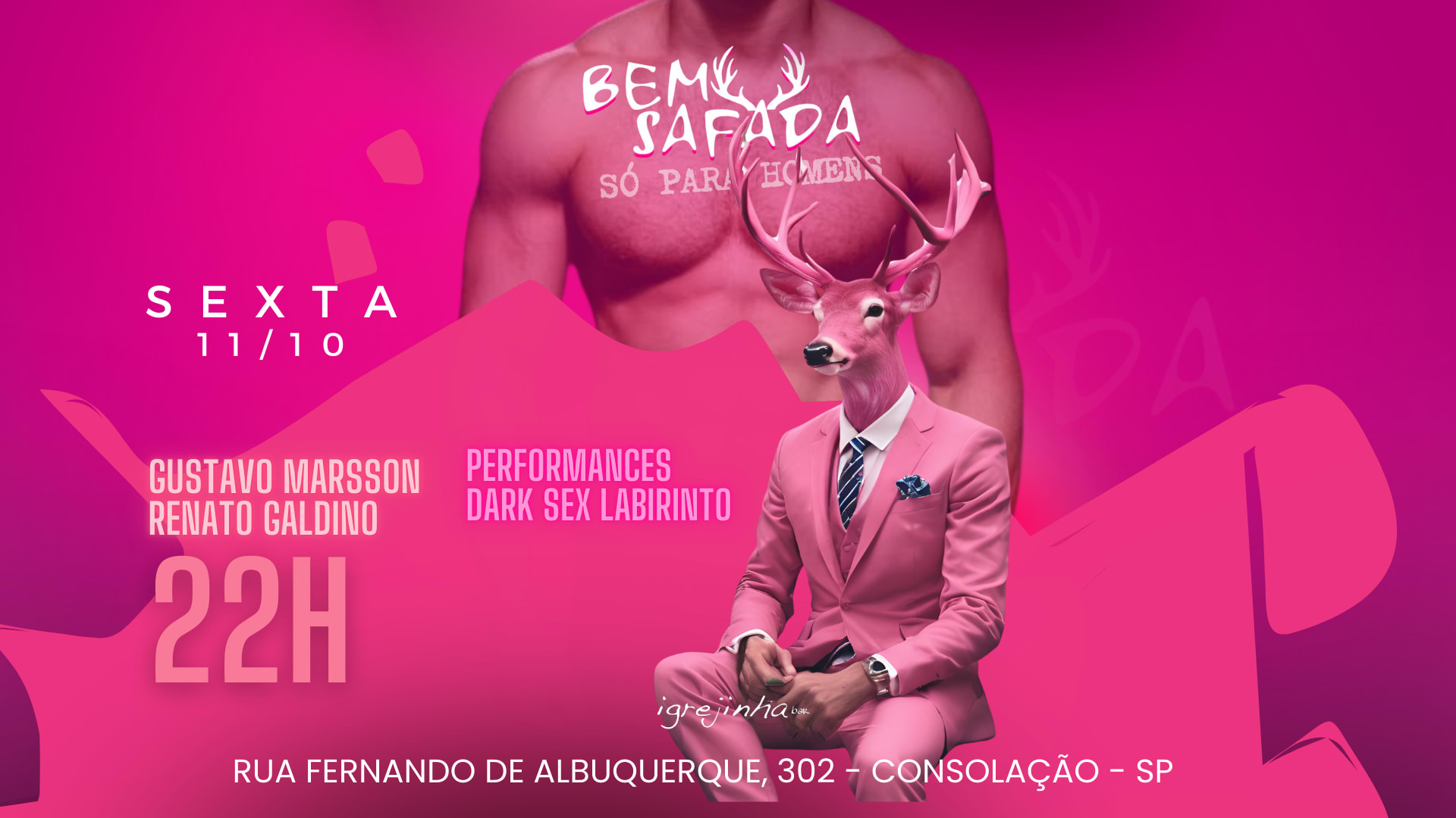 Bem Safada - Só Para Homens - Sexta - 11/10 Cover