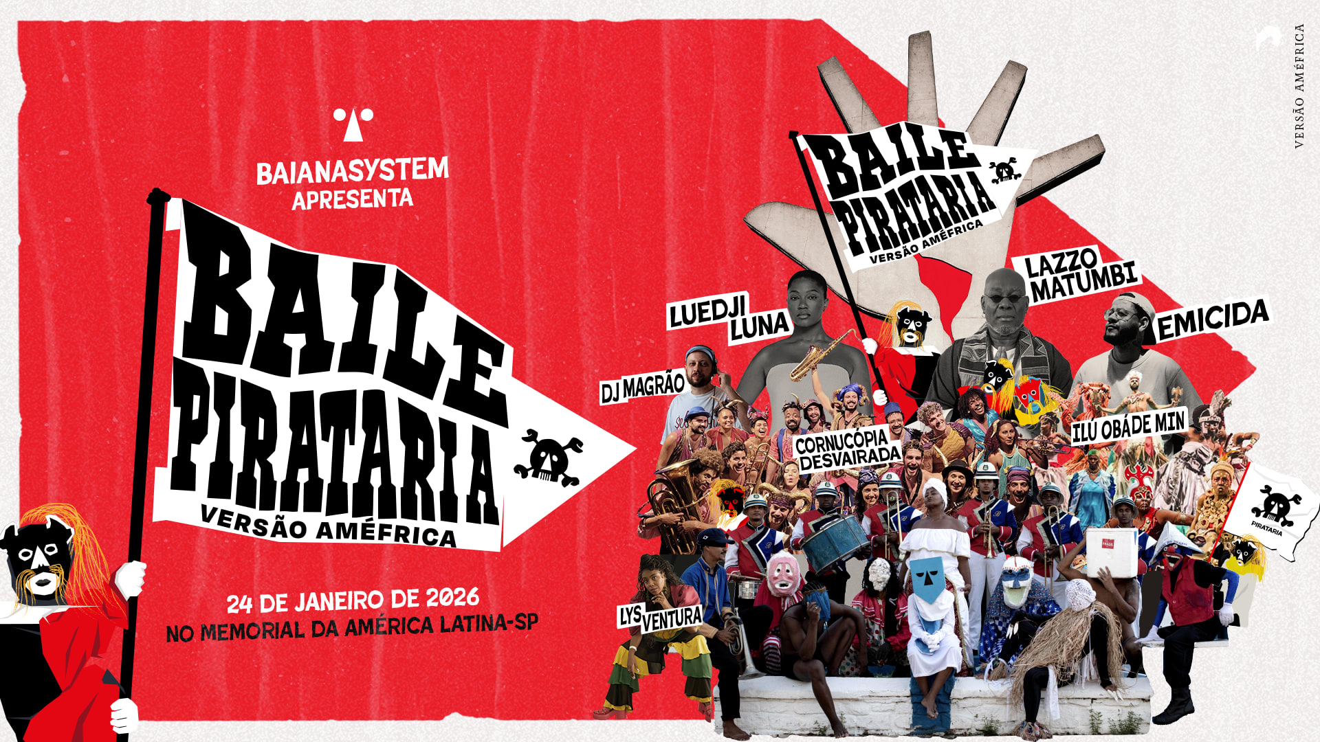 Baile Pirataria 2026 Cover
