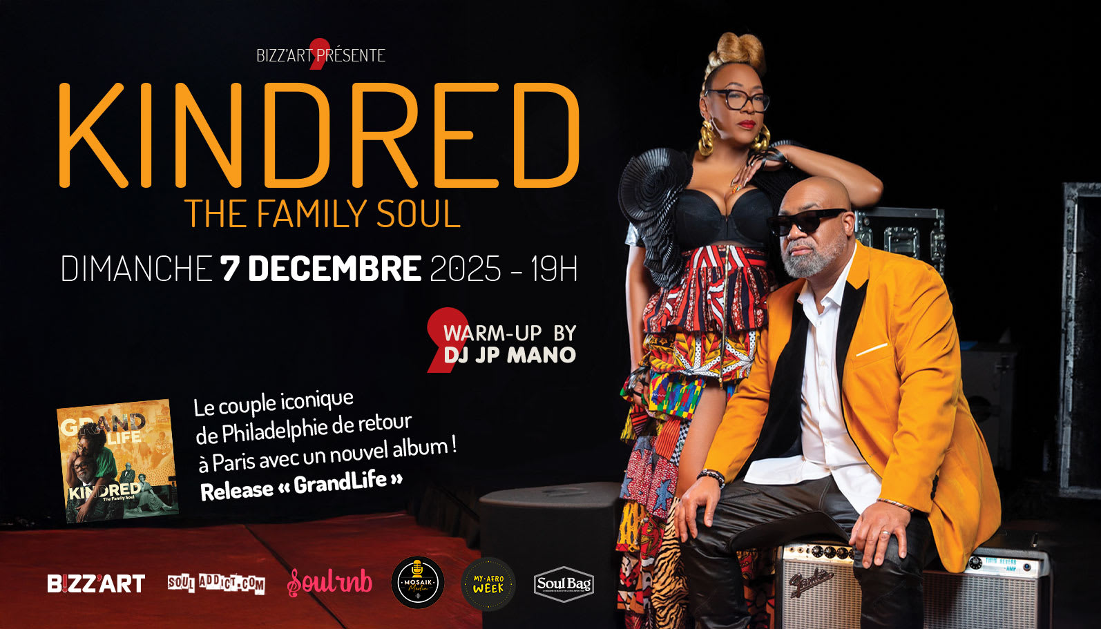 Kindred The Family Soul @Bizz'art Paris Cover