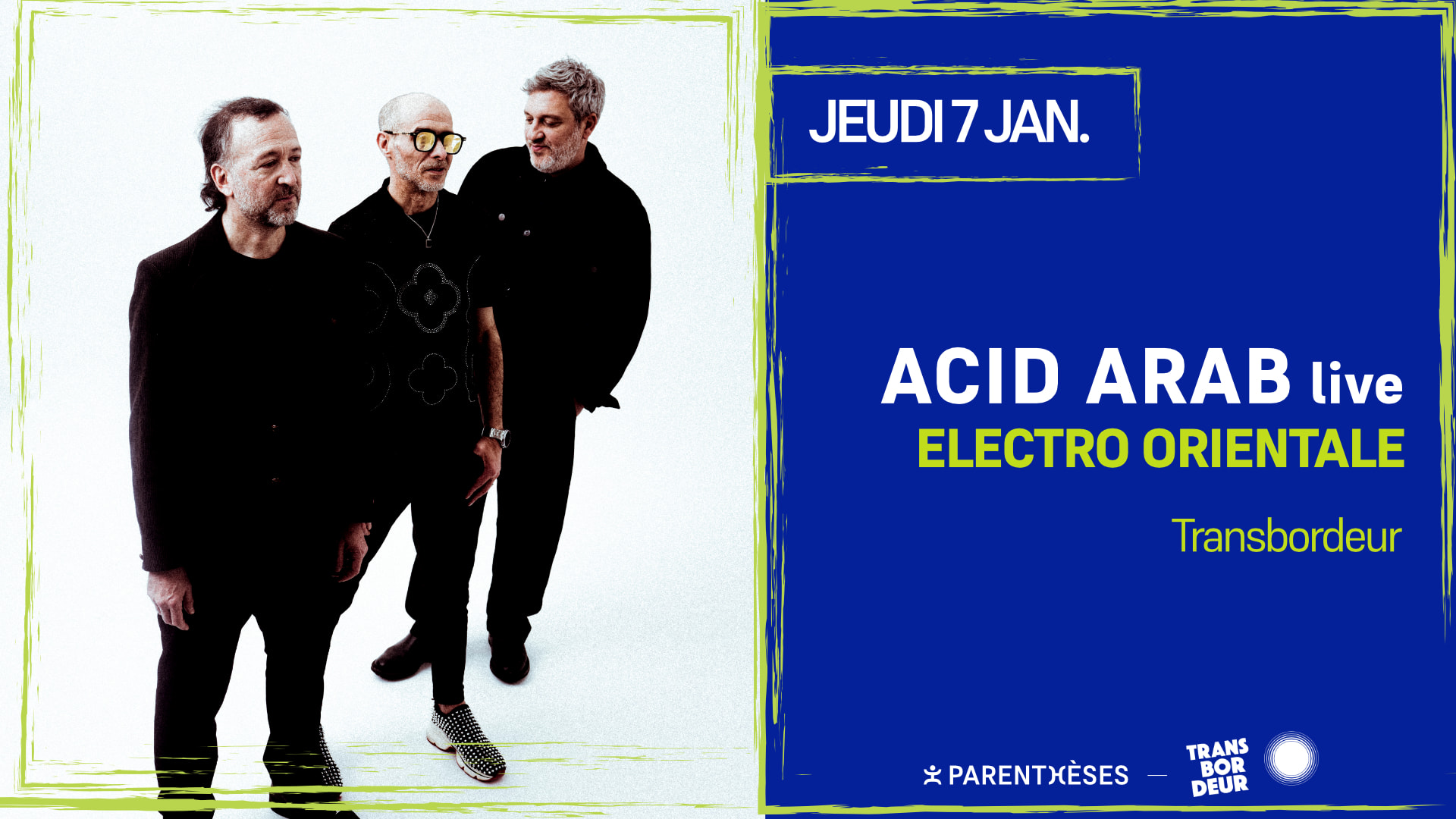 Acid Arab Live @ Transbordeur Cover