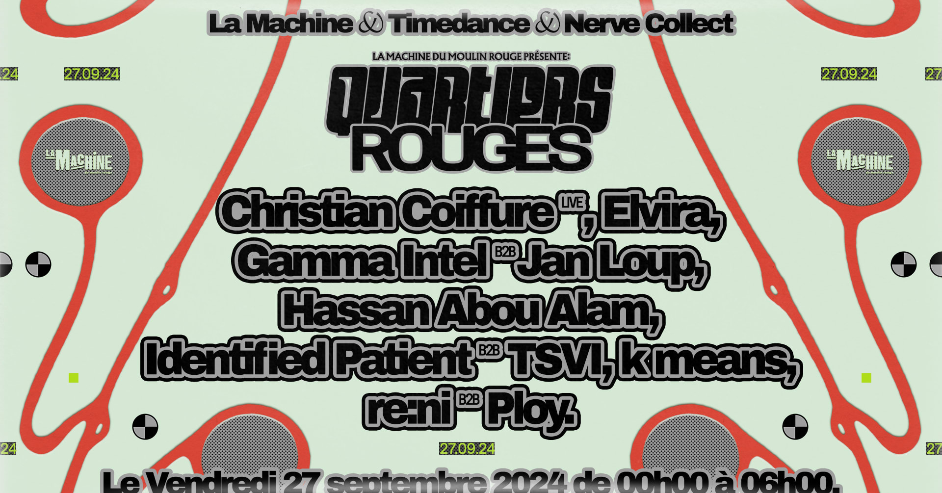 Quartiers Rouges W/ Timedance & Nerve Collect Cover
