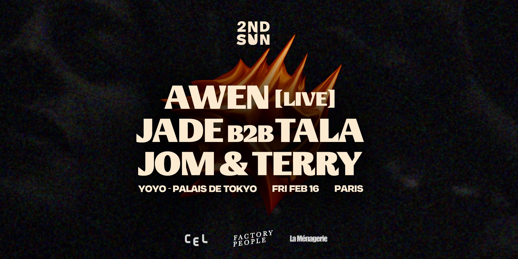 2nd Sun Pres. Awen Live, Jade & Tala, Jom & Terry Cover