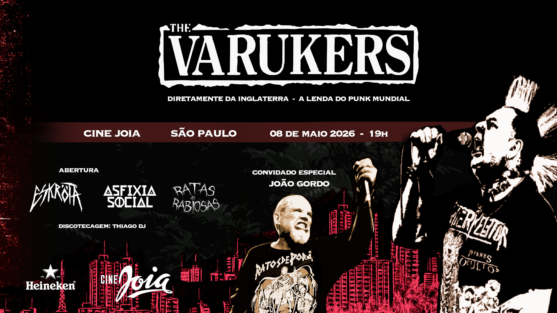 The Varukers No Cine Joia Cover